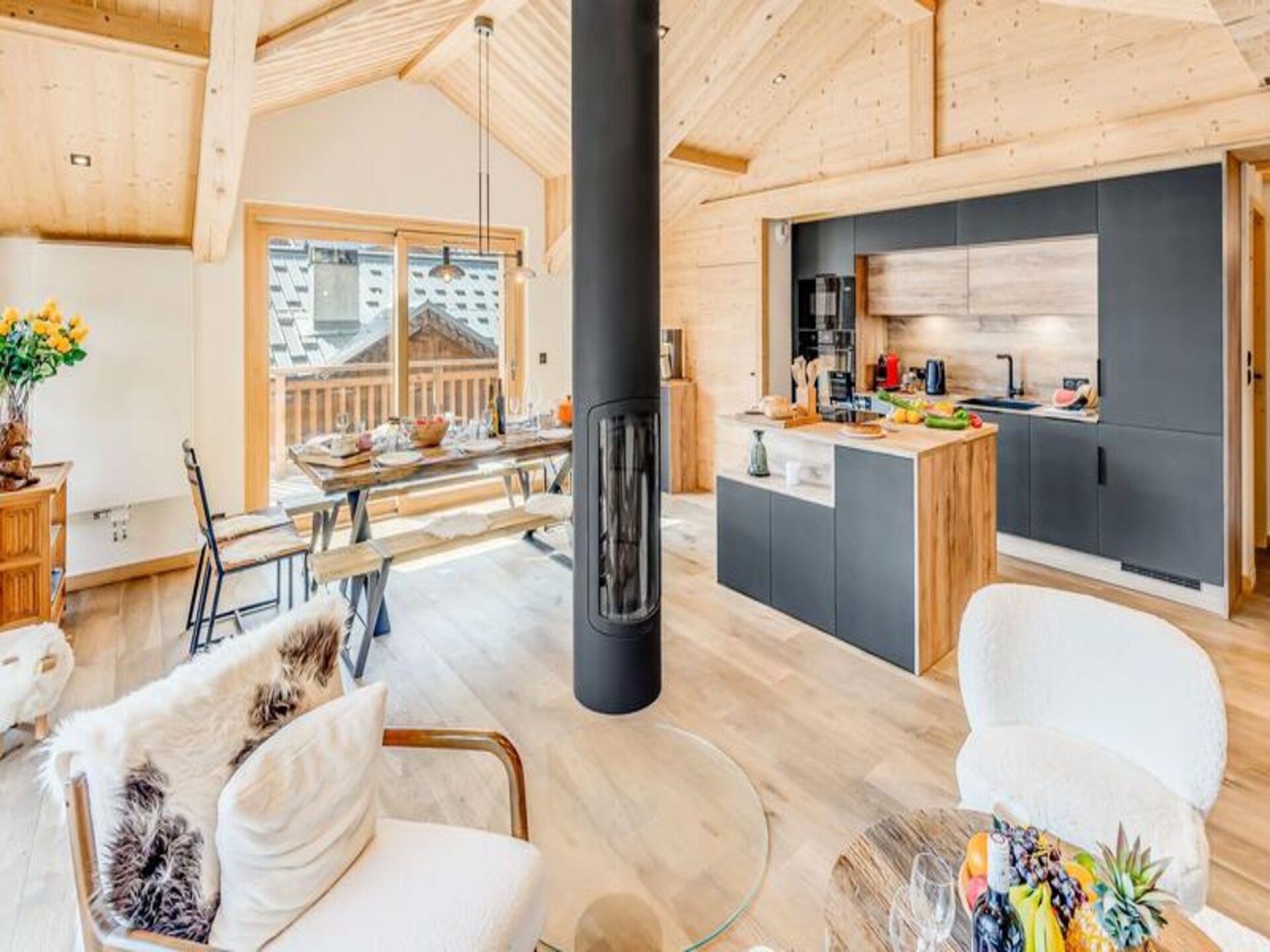 Duplex Appartement 12p in Champagny en Vanoise, 200m van de piste - foto 20