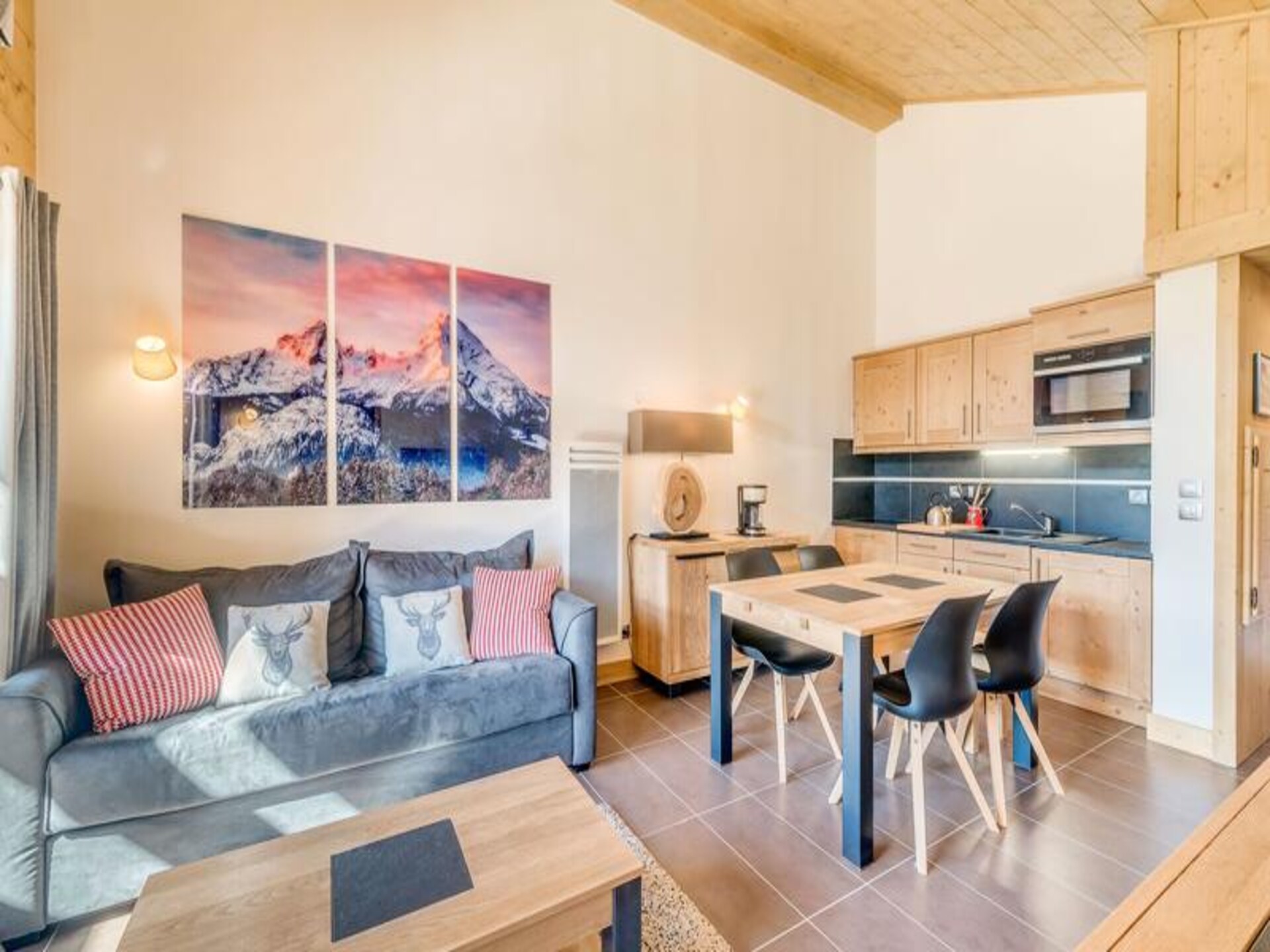 Riant 6-persoons appartement in Champagny-en-Vanoise, direct aan de gondel - foto 6