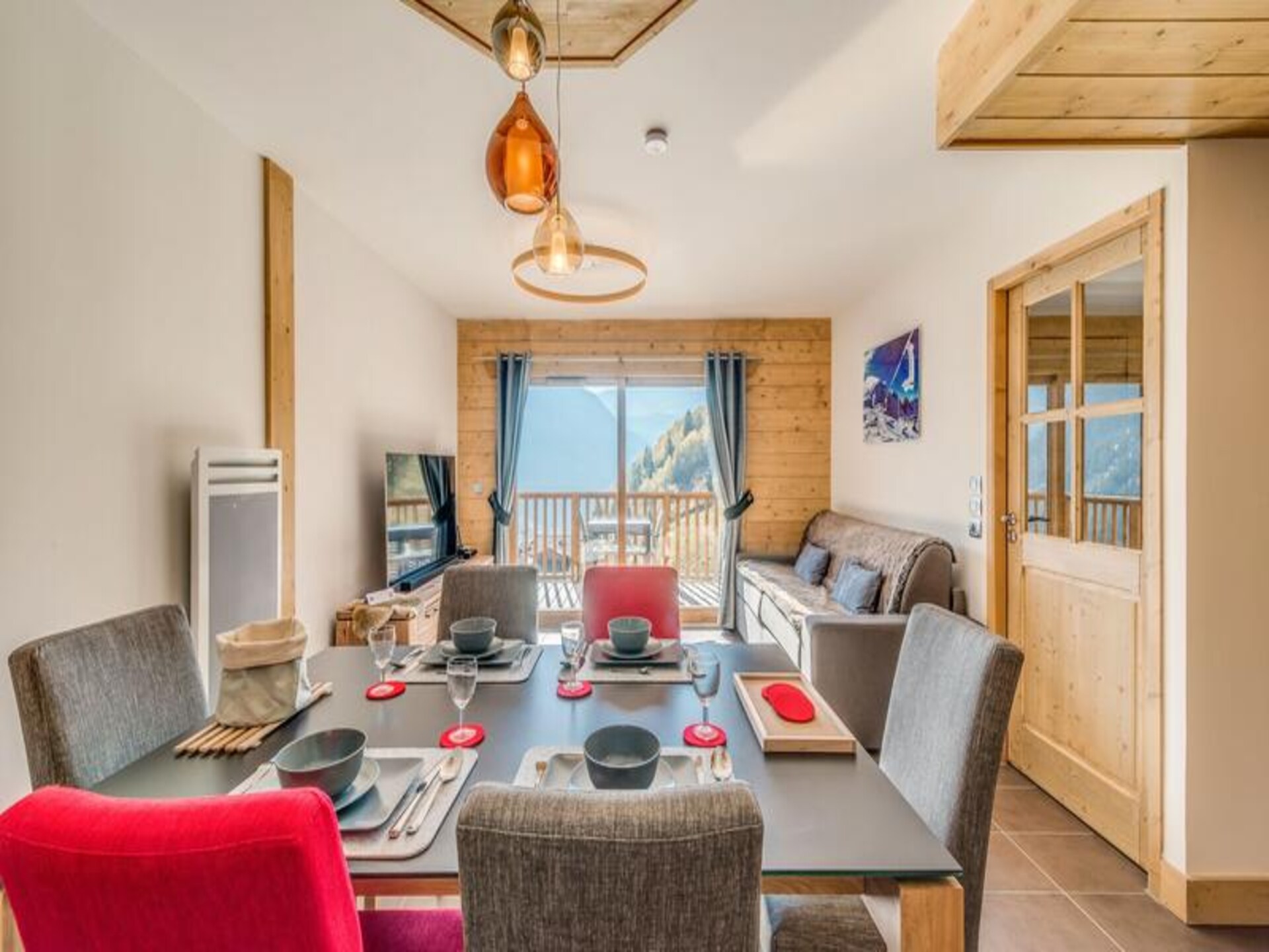 Ruim appartement op 20 meter van de gondel met uitzicht op het Vanoise-massief - foto 13