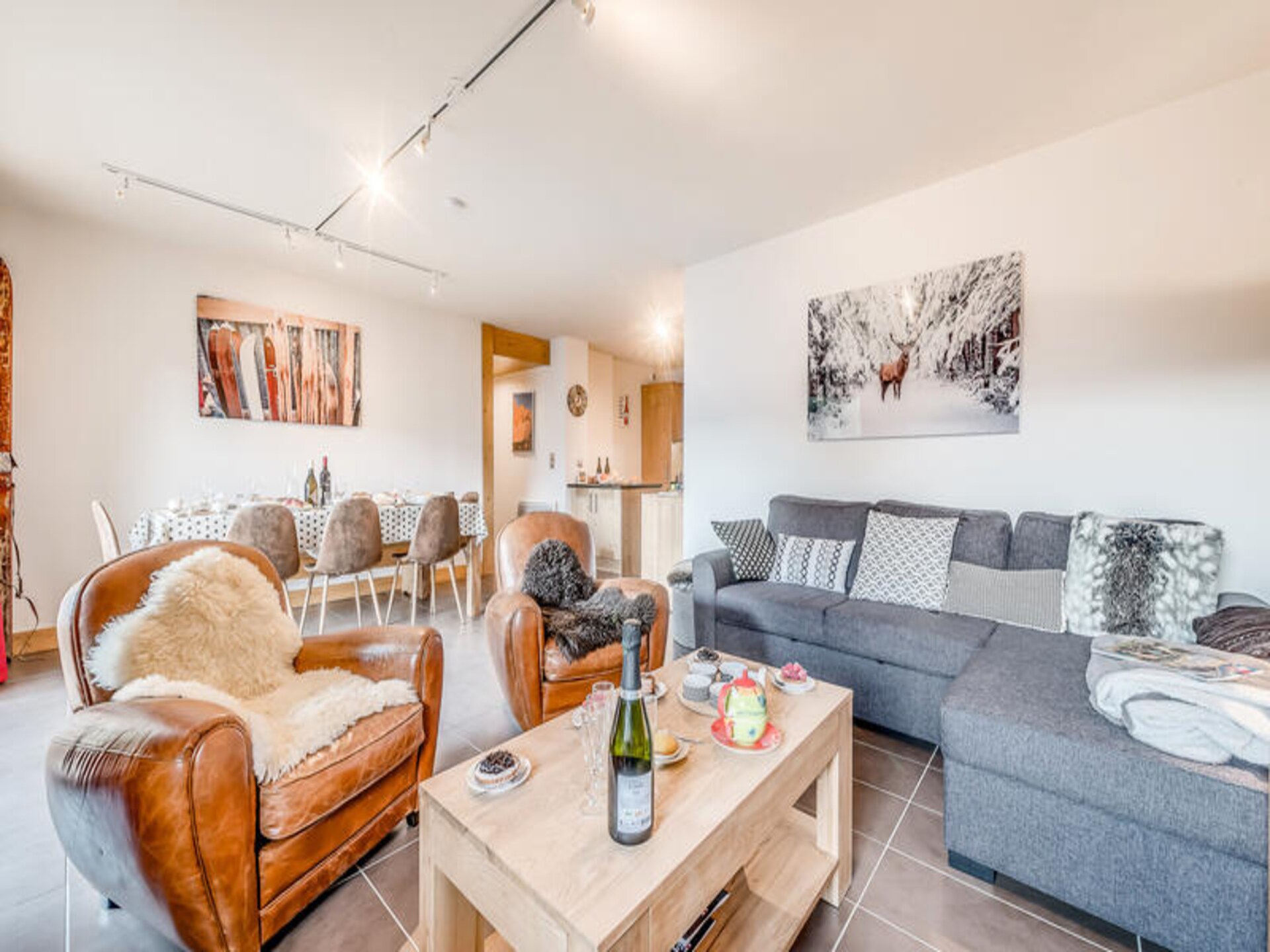 Ruim 8-persoons appartement op 20 meter van de gondellift in Champagny - foto 17