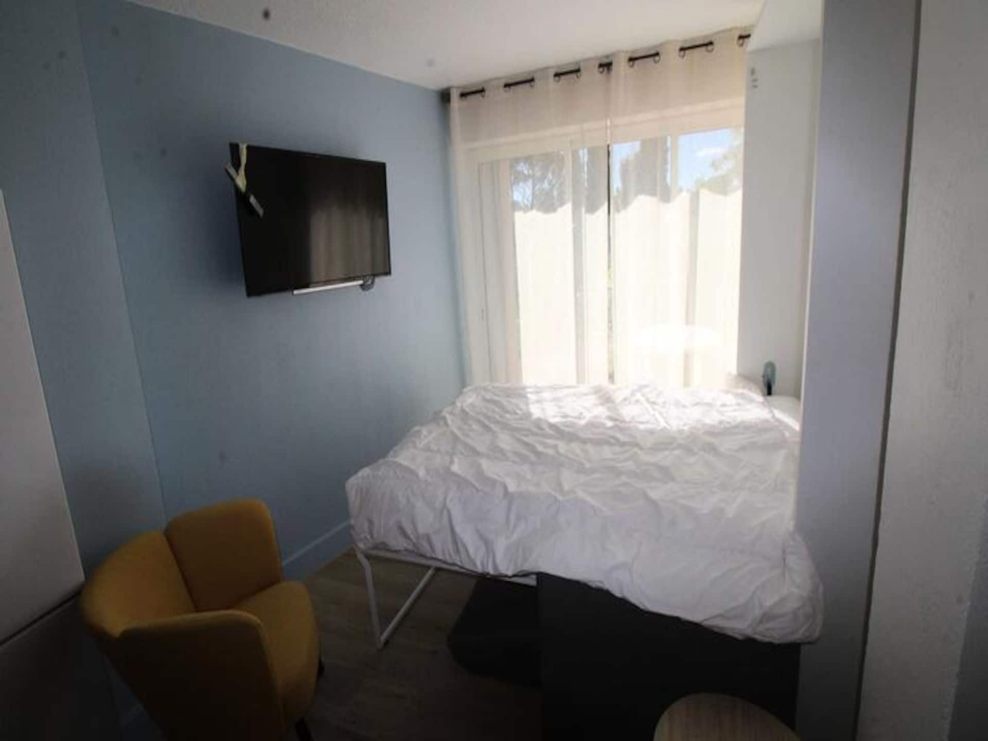 Knus appartement op de begane grond met tuin, op 150m van het strand - foto 18