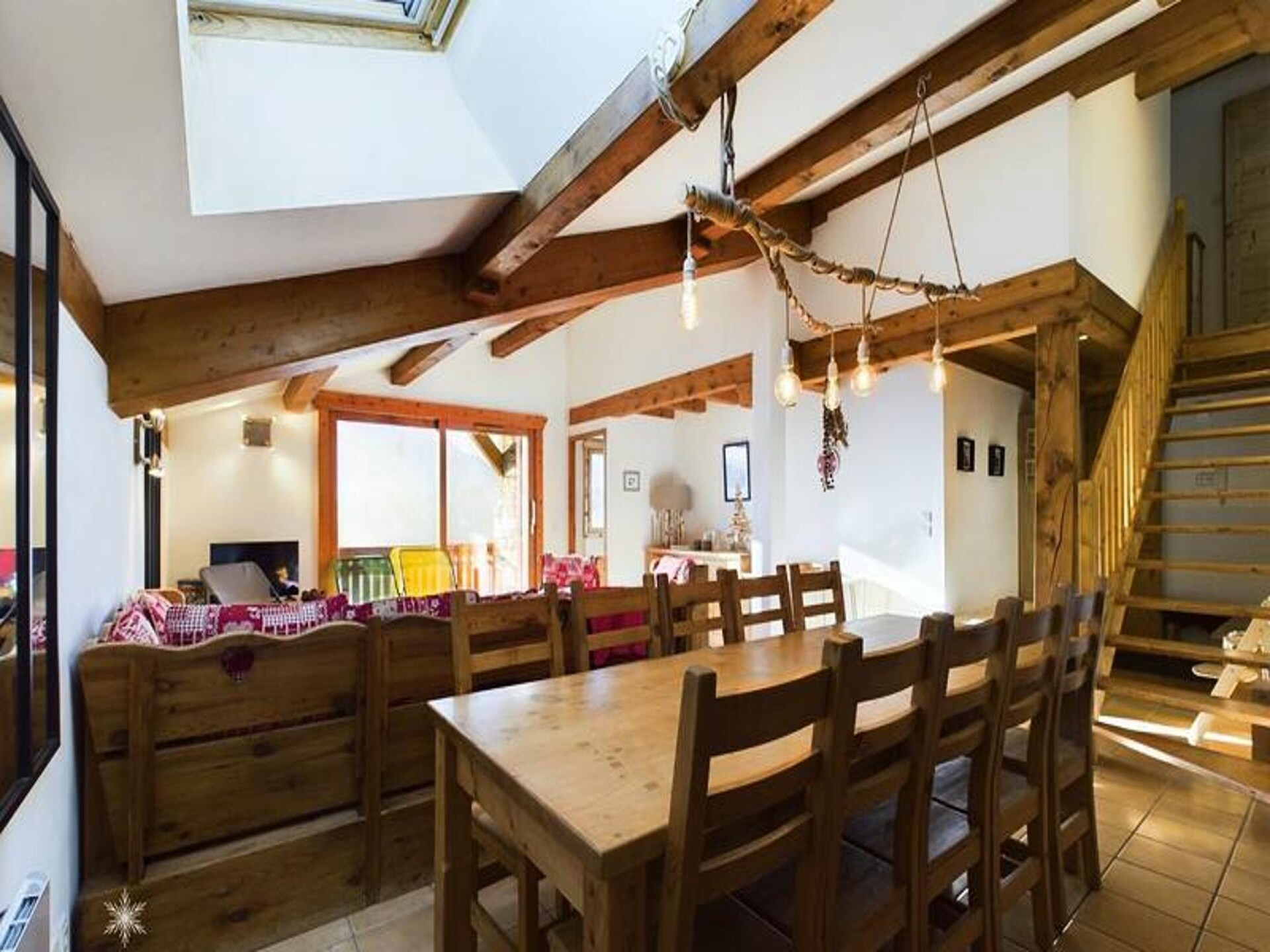 Ruim 10-persoons appartement in Montvalezan, 150m van de skilift - foto 12