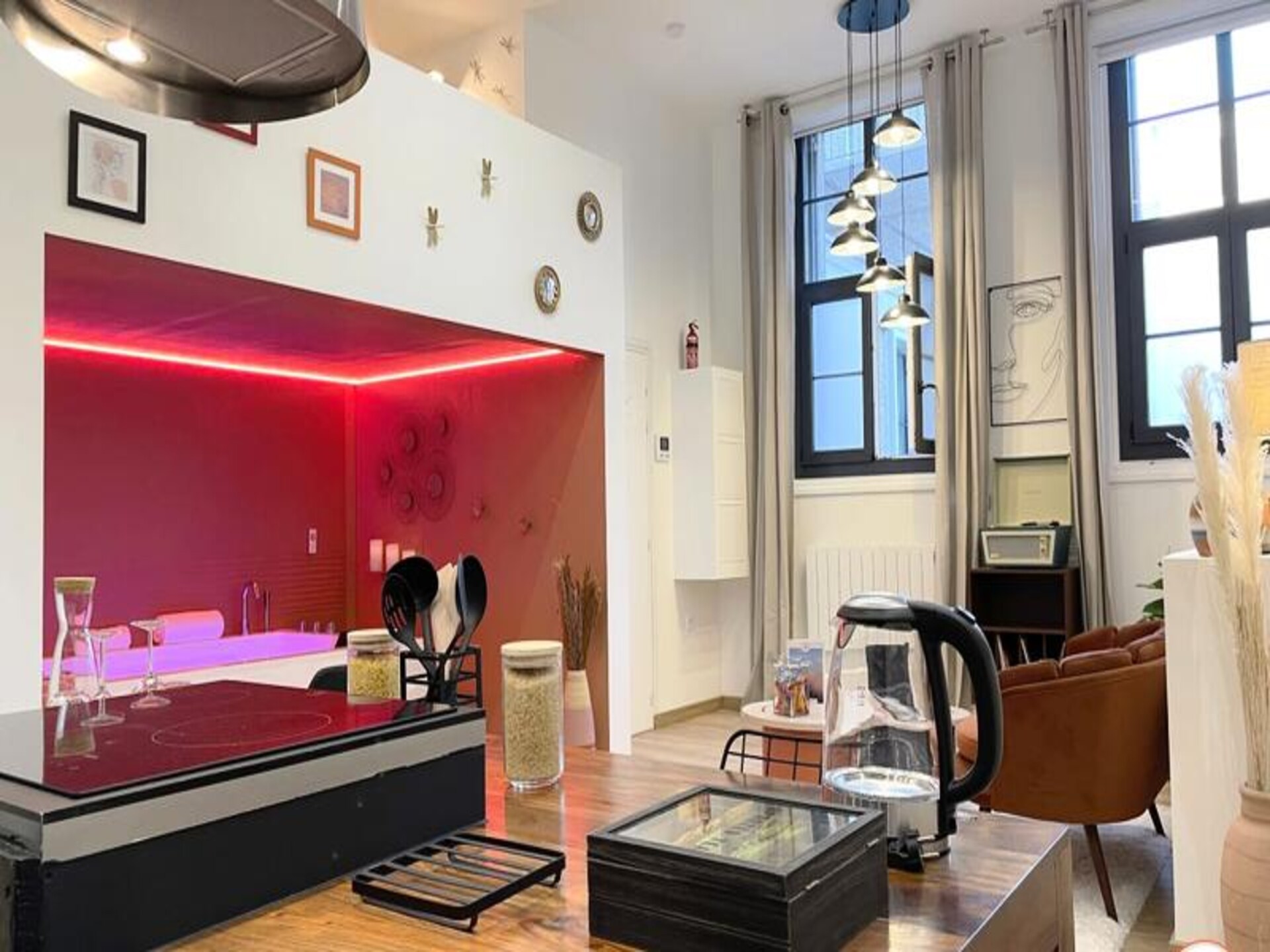 Industriële loft met jacuzzi spa & parkeren in hartje Le Havre - foto 7