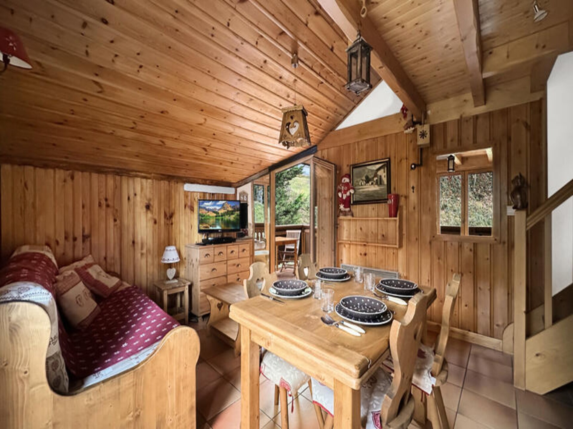 Duplexstudio met balkon en uitzicht, 150m van centrum Les Carroz-d'Arâches - foto 1
