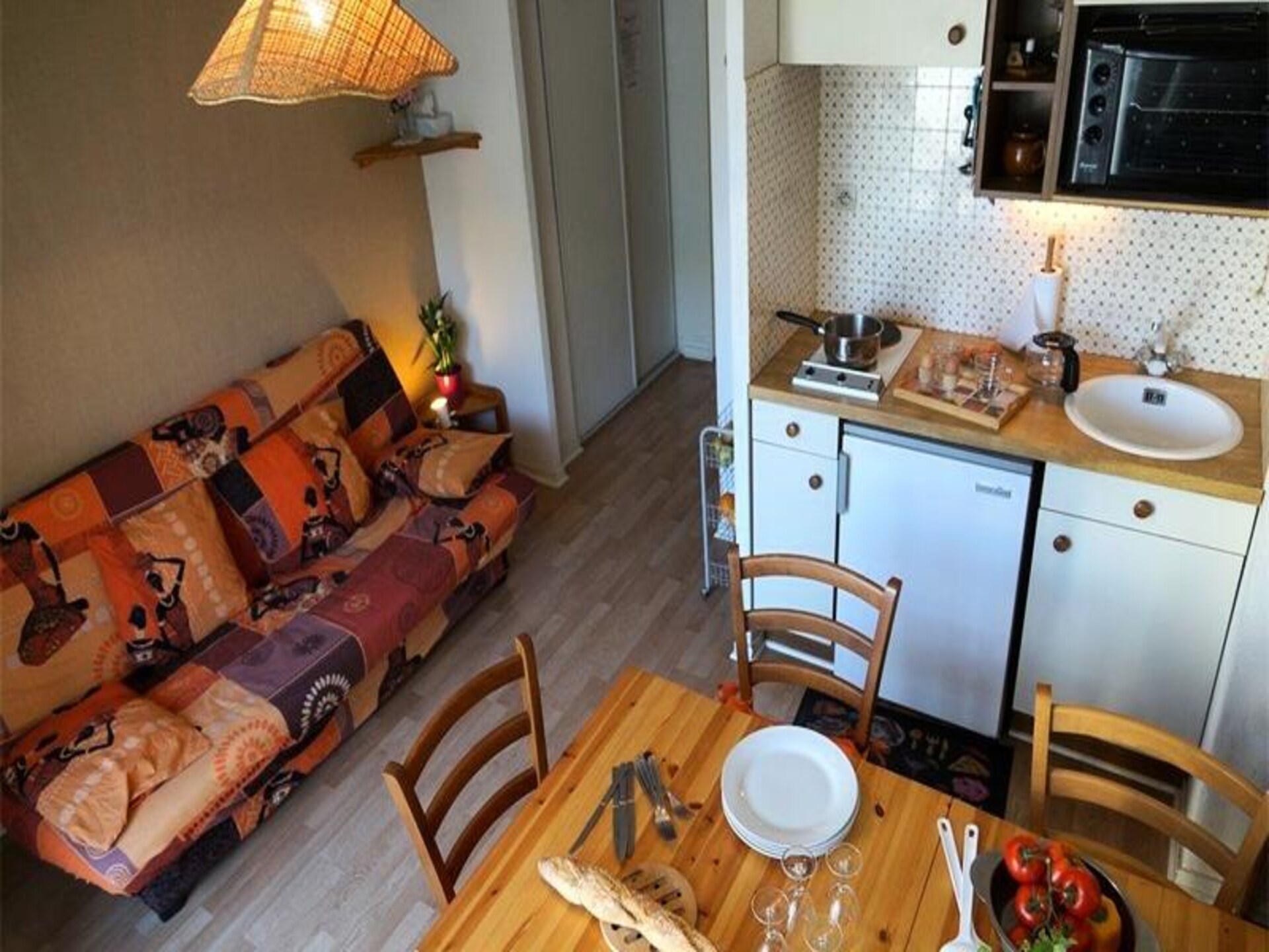 Zonnig appartement in Bagnères-de-Luchon met tuin op het zuiden - foto 2