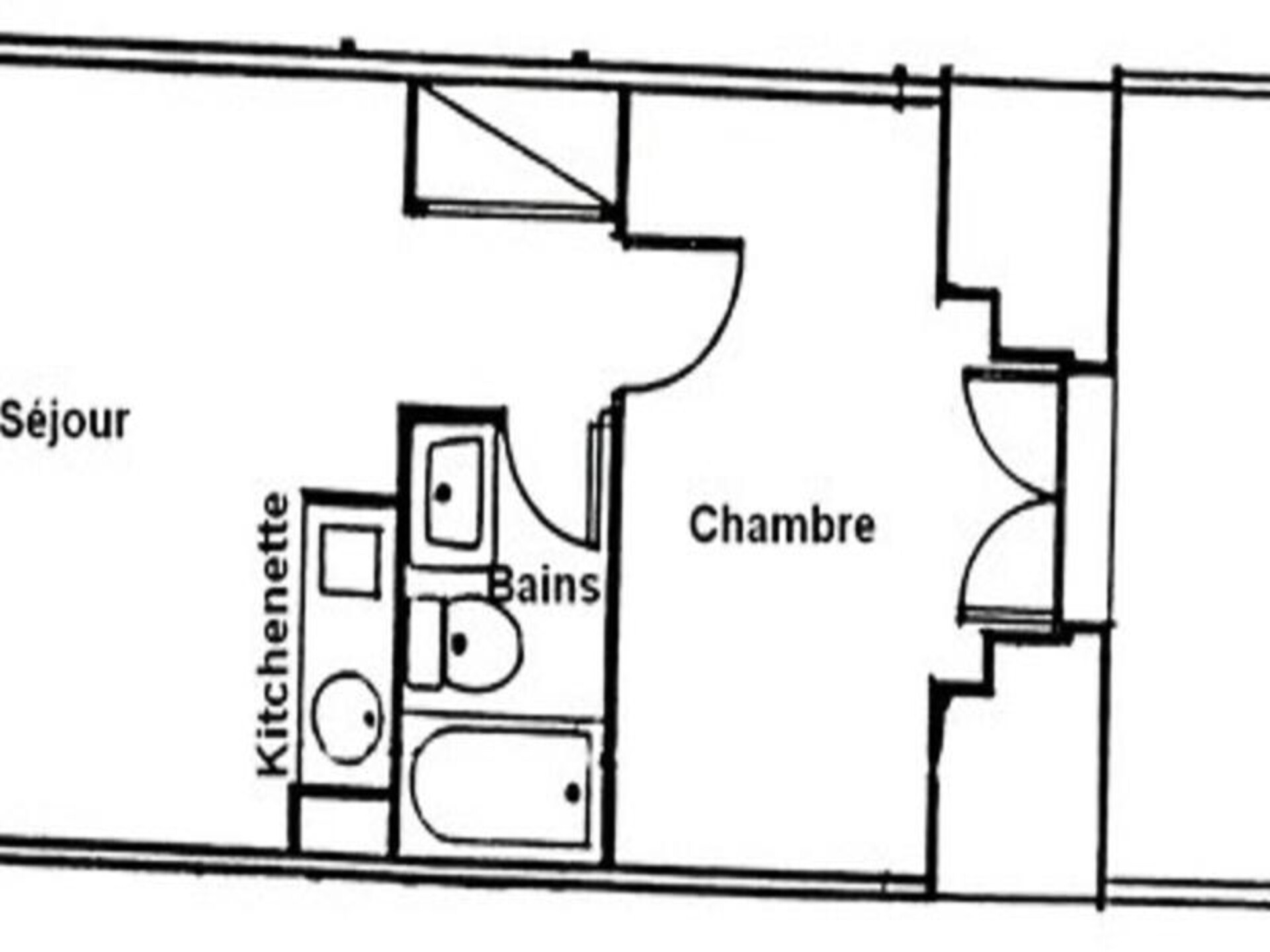 Zonnig appartement in Bagnères-de-Luchon met tuin op het zuiden - foto 14