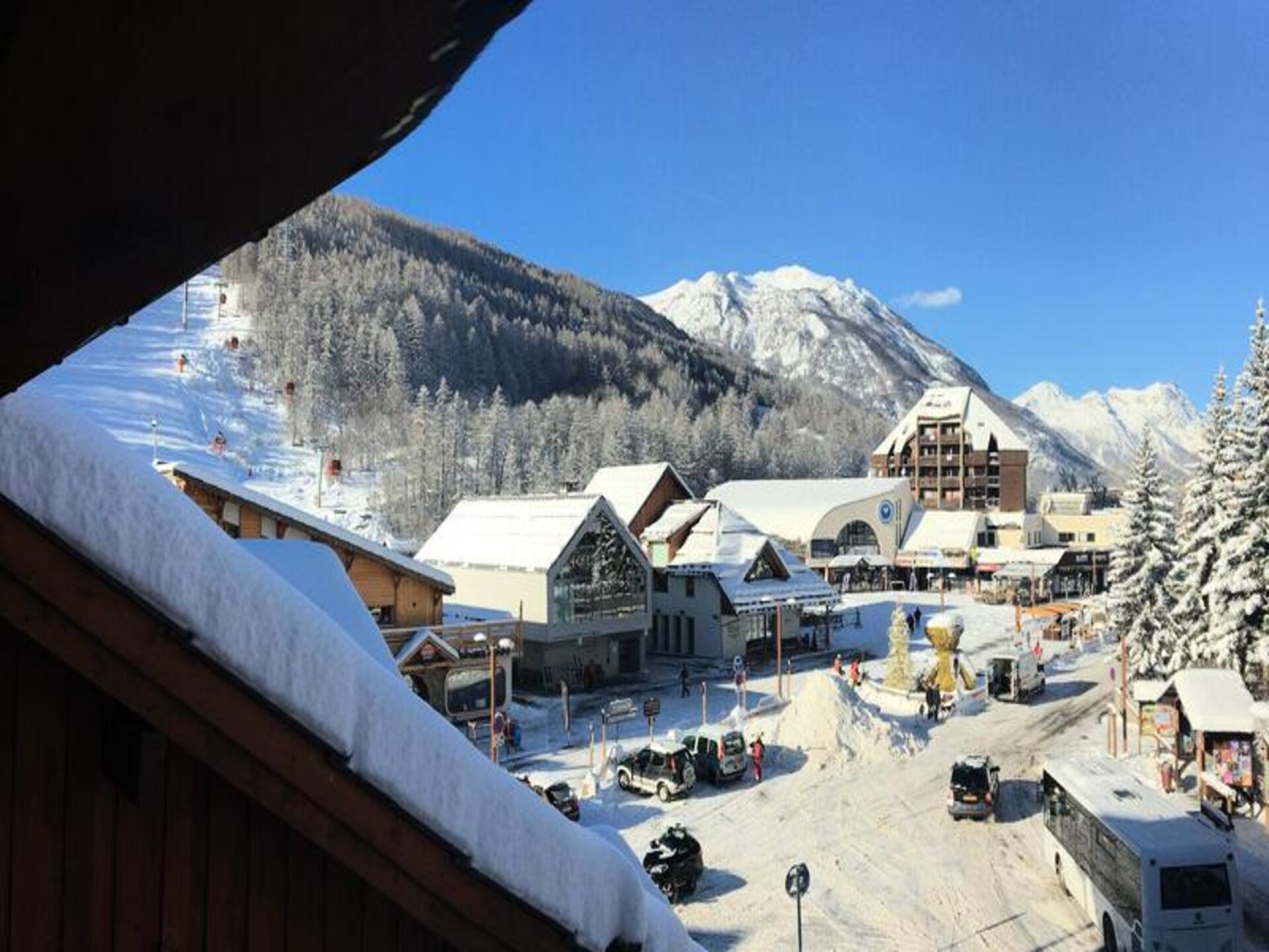 Knus appartement voor 4 aan voet skilift in St Chaffrey - foto 4