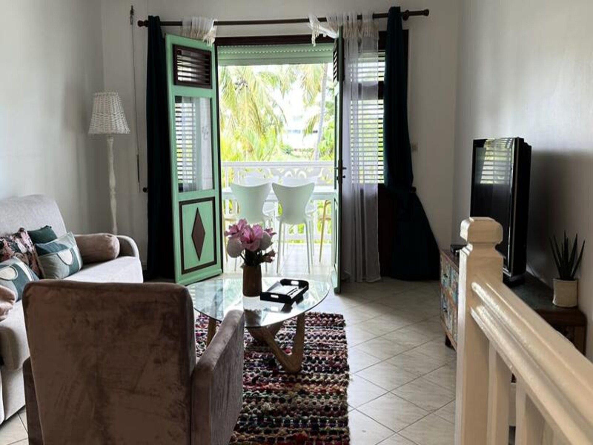 Licht appartement met uitzicht op de golfbaan in Saint-François - foto 11