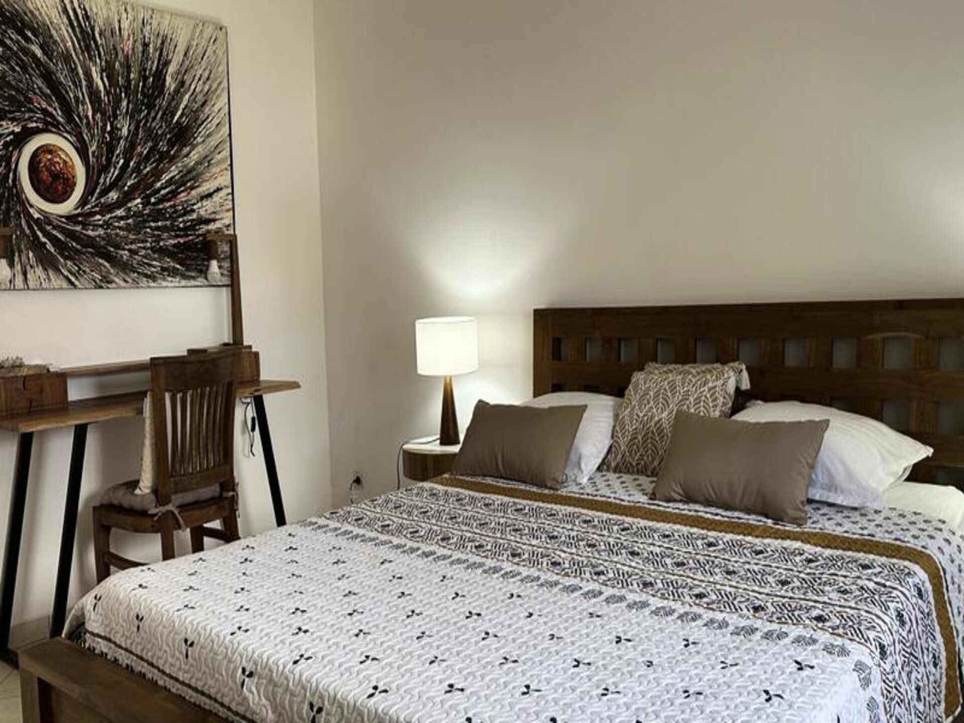 Licht appartement met uitzicht op de golfbaan in Saint-François - foto 13