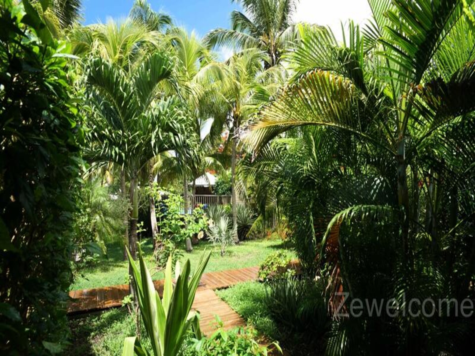 Creoolse bungalow met zwembad in tropische tuin, vlakbij stranden Saint-François - foto 11