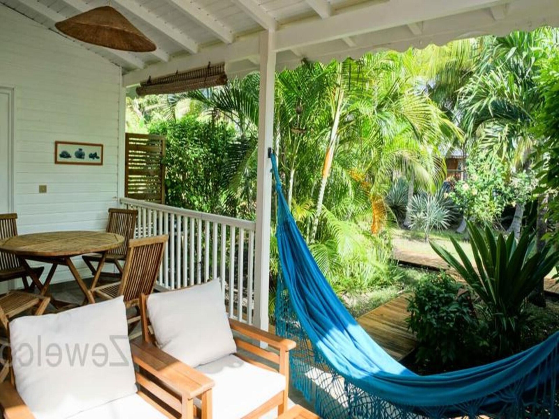 Lichte bungalow met tuin en airco nabij Saint-François - foto 16
