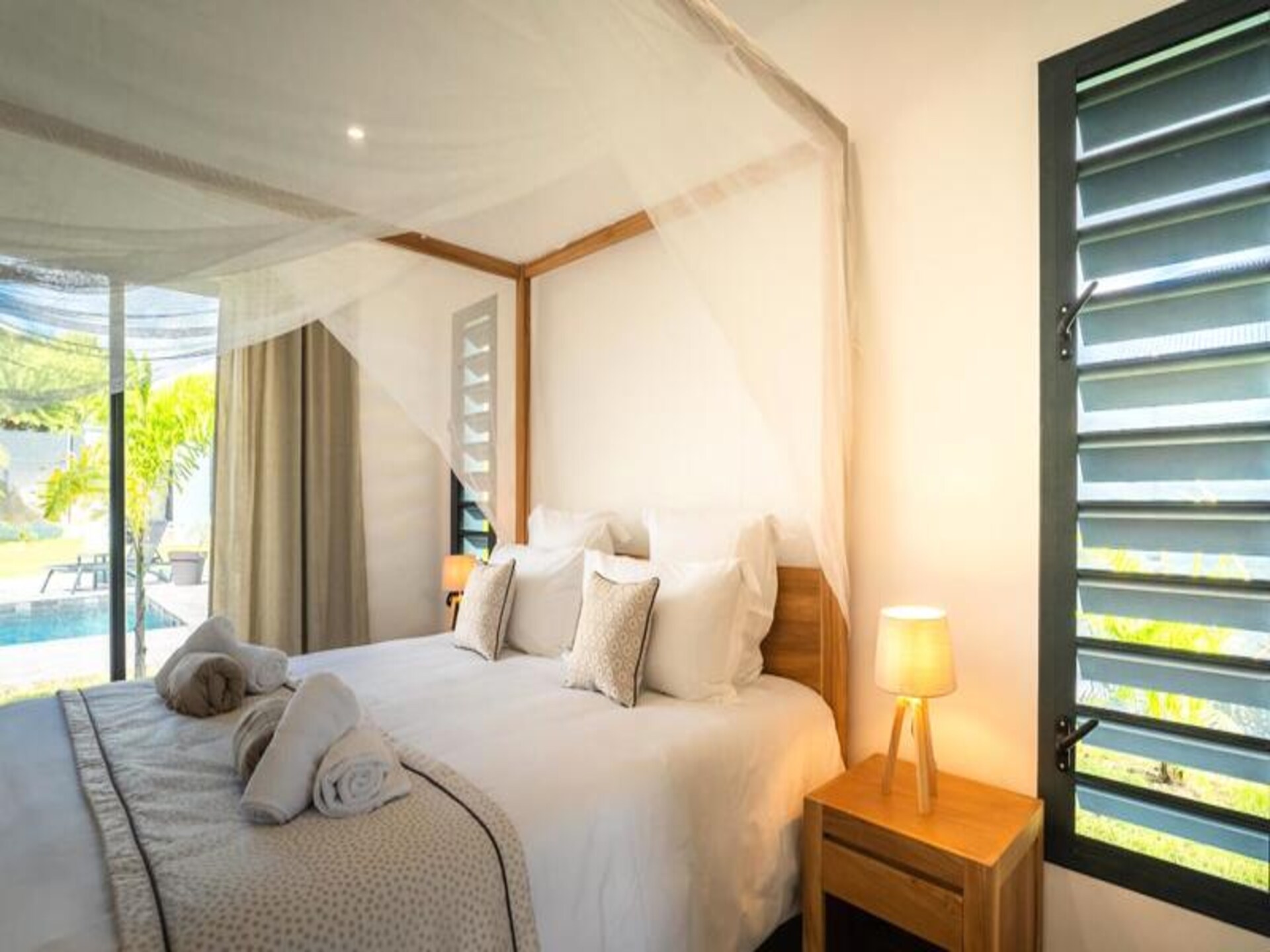Ruim appartement voor 10 bij strand Saint-Francois, 4 slaapkamers - foto 21