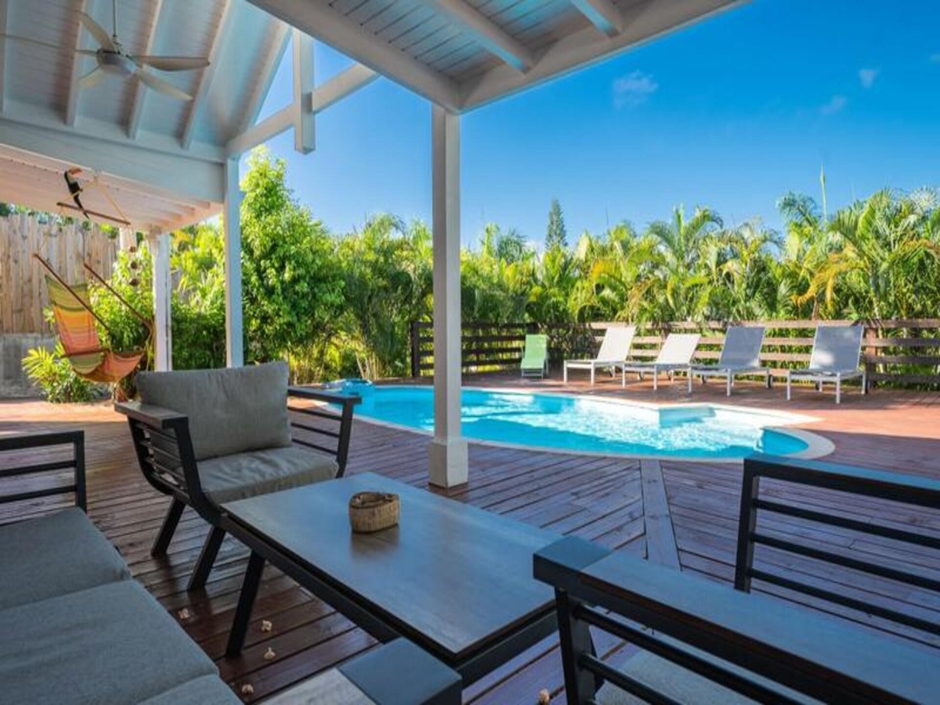 Luxe villa La Palmeraie met airco, nabij strand Saint-Francois - foto 1