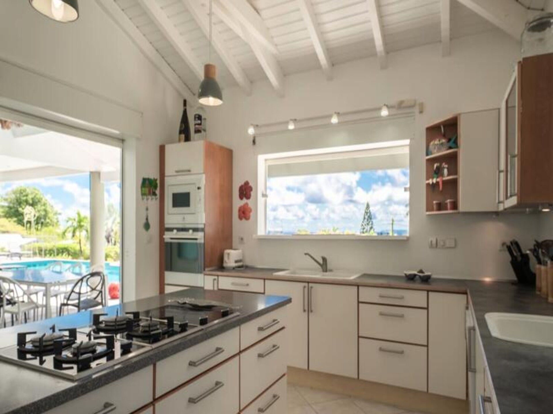 Villa Karukera: Ruim vakantiehuis met privézwembad en zeezicht in Saint-François - foto 15