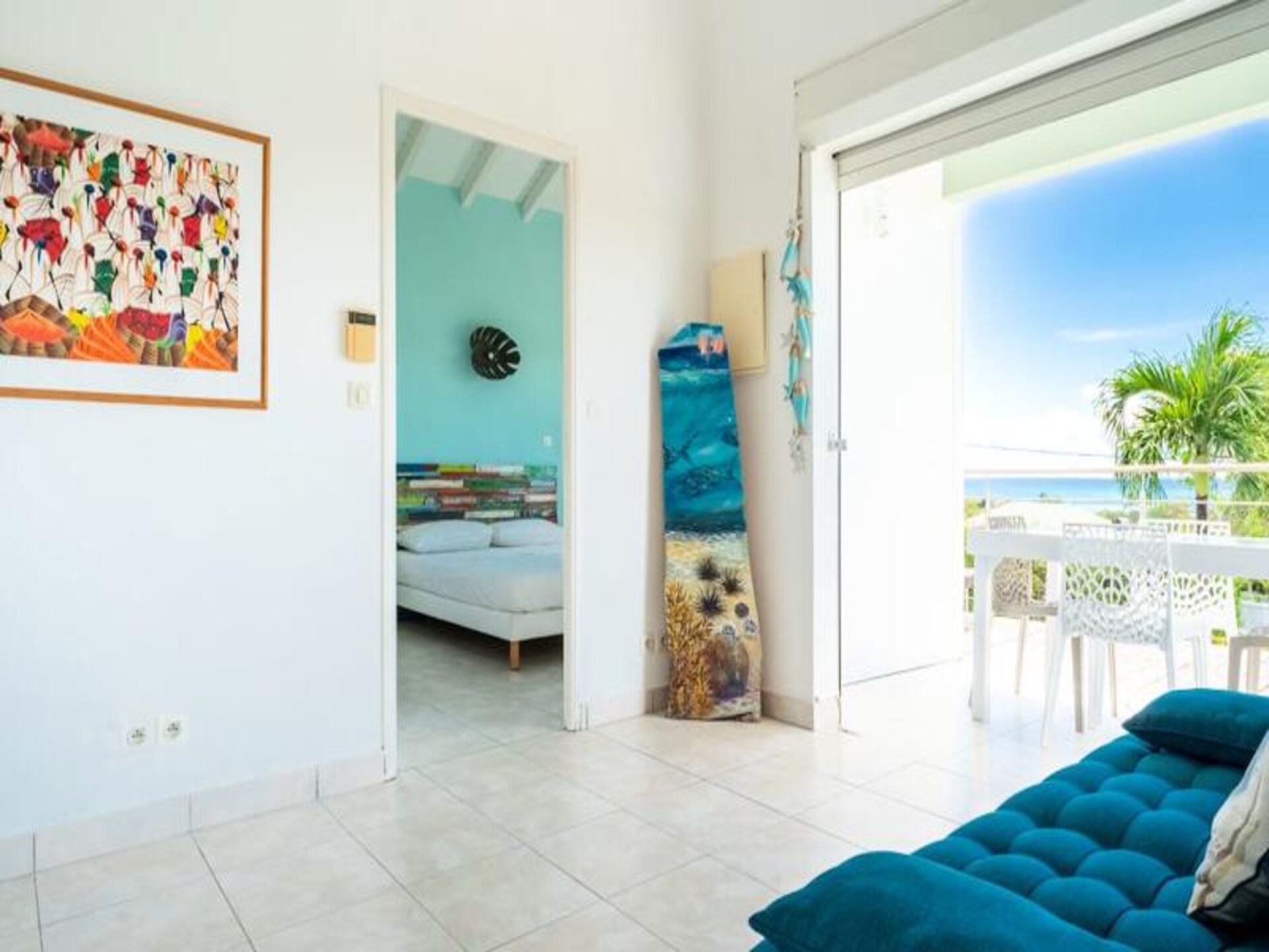 Villa Karukera: Ruim vakantiehuis met privézwembad en zeezicht in Saint-François - foto 41