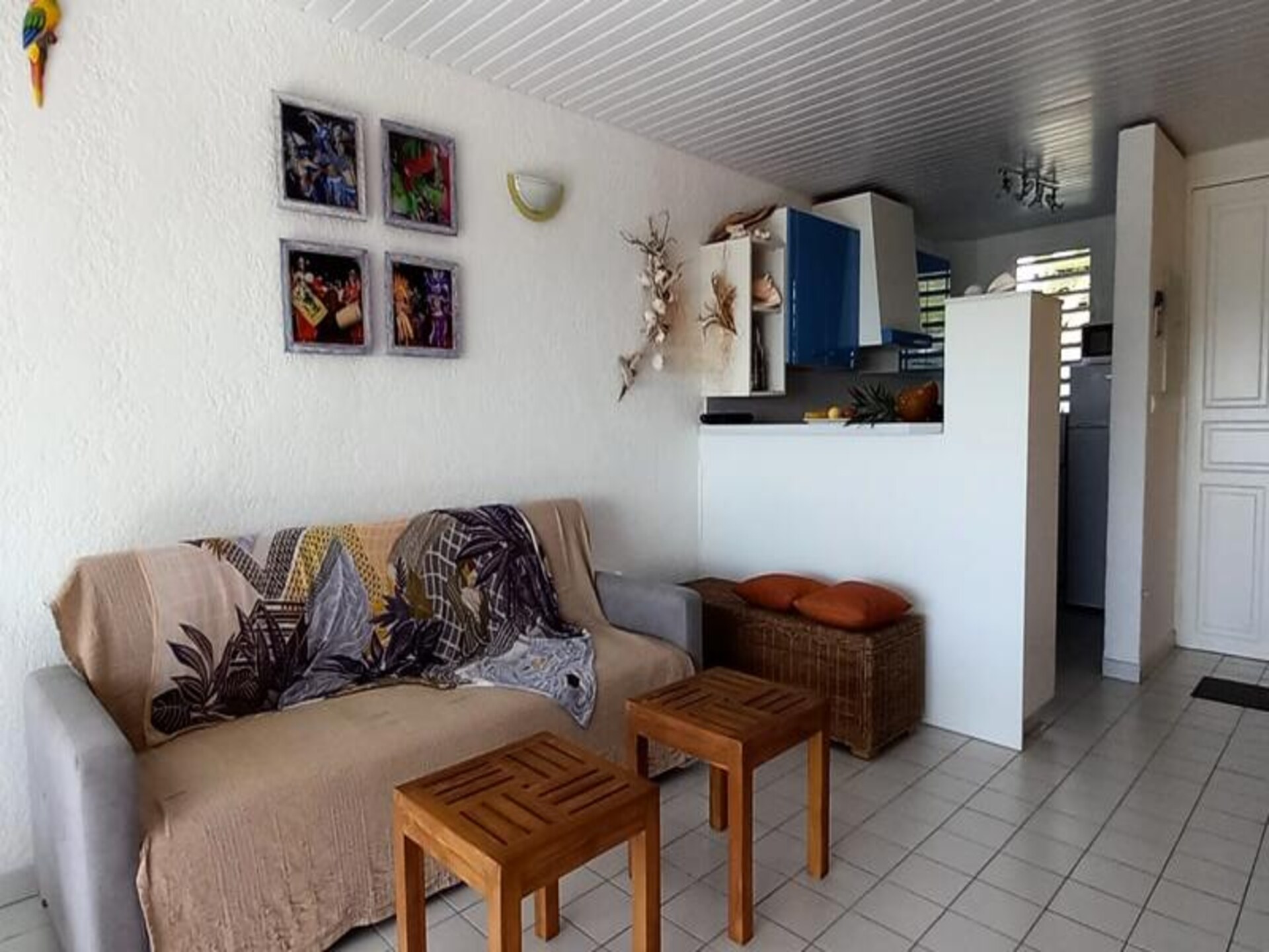 Appartement Coconut: direct aan zee in Saint-François, 4 personen - foto 12