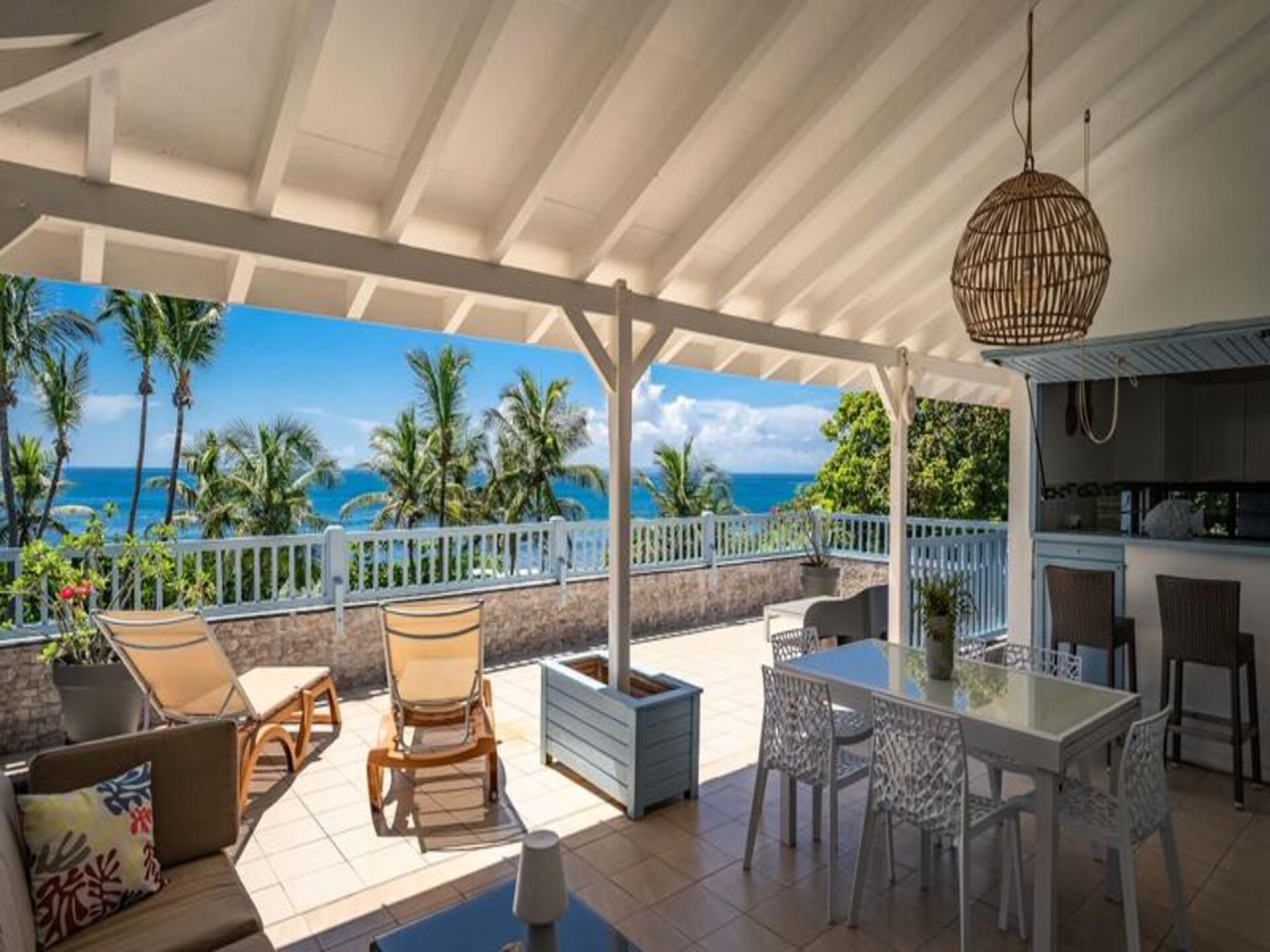 Villa Blue Horizon: Creools appartement met zeezicht in Saint-François, Guadeloupe - foto 3