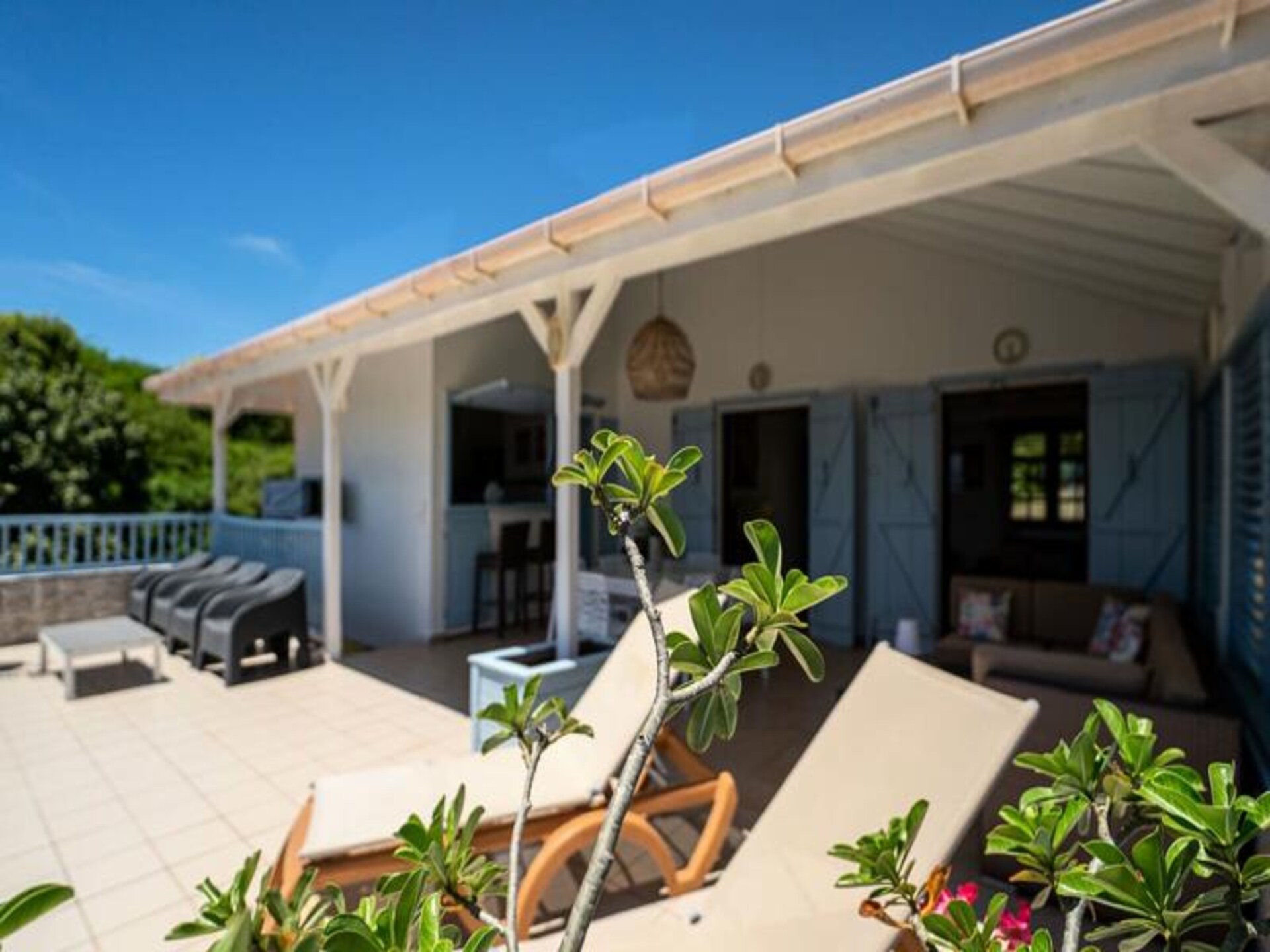 Villa Blue Horizon: Creools appartement met zeezicht in Saint-François, Guadeloupe - foto 8
