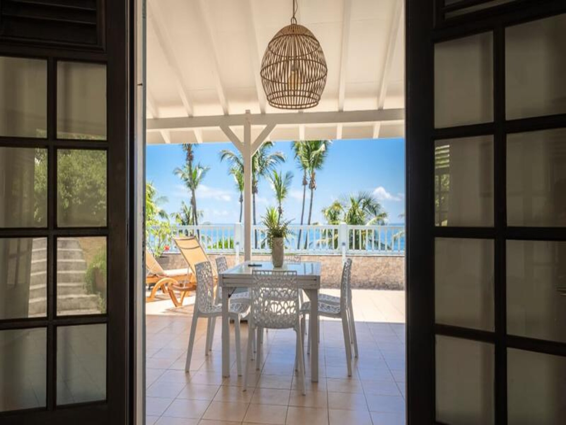 Villa Blue Horizon: Creools appartement met zeezicht in Saint-François, Guadeloupe - foto 12