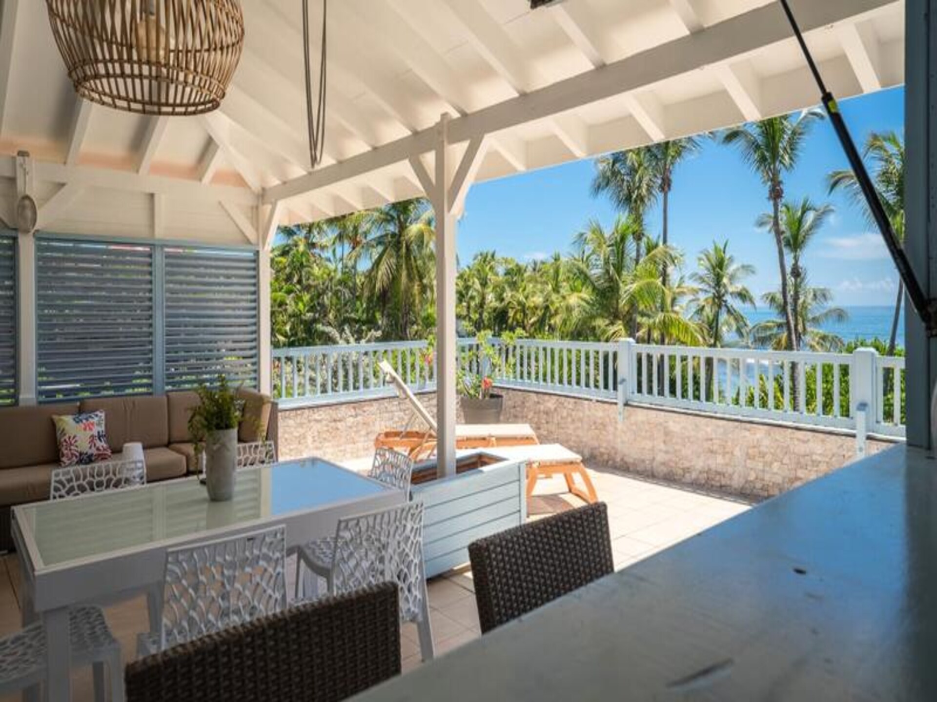 Villa Blue Horizon: Creools appartement met zeezicht in Saint-François, Guadeloupe - foto 13