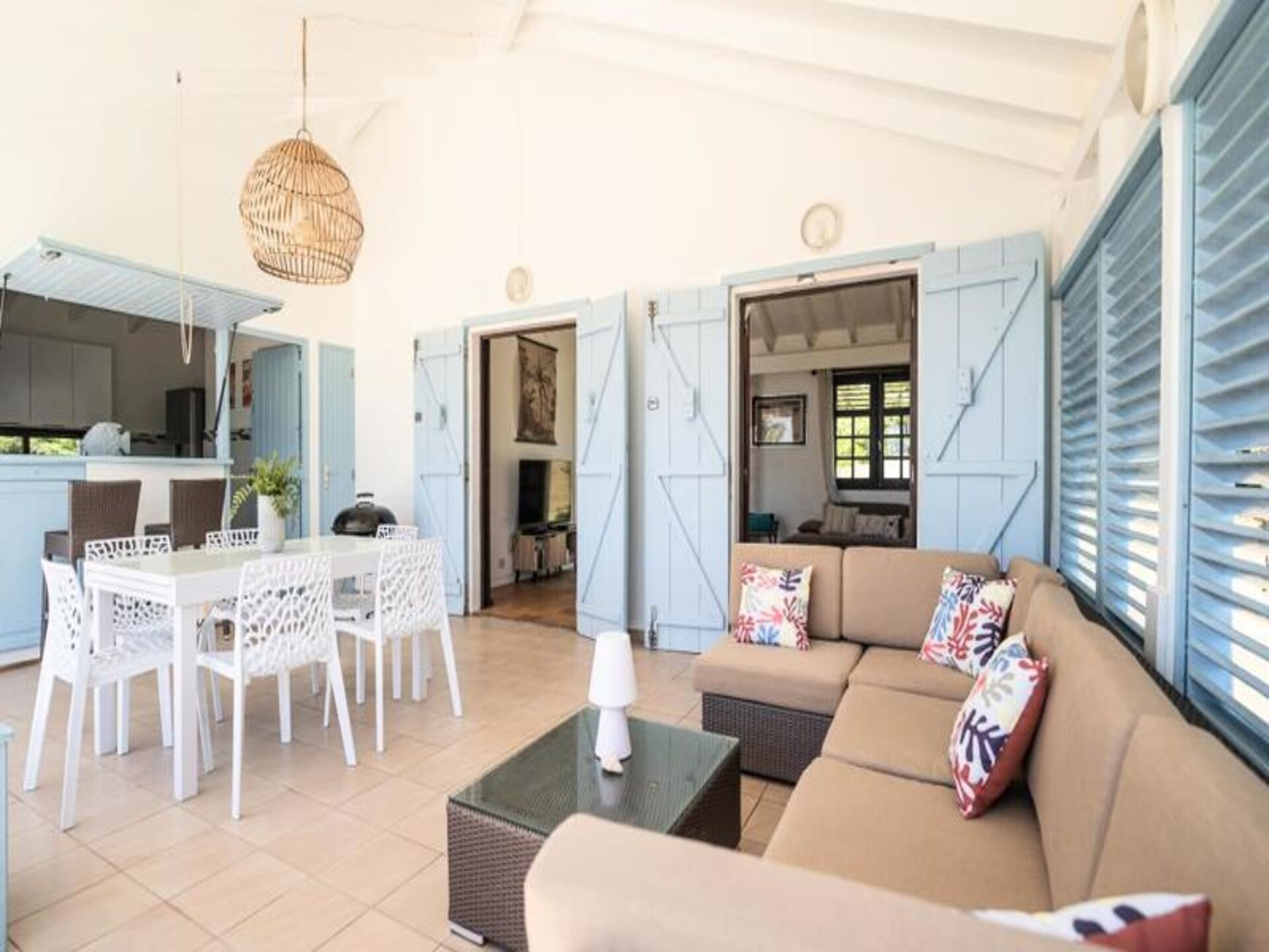 Villa Blue Horizon: Creools appartement met zeezicht in Saint-François, Guadeloupe - foto 14