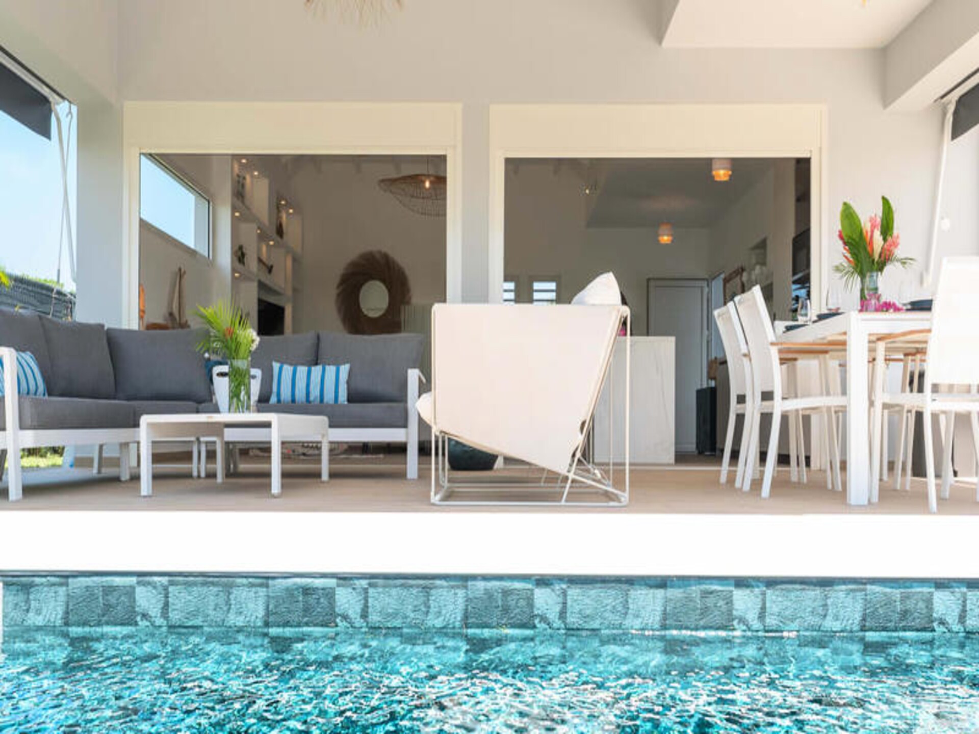 Luxe appartement in Saint-François met 4 slaapkamers, tuin en airco - foto 8