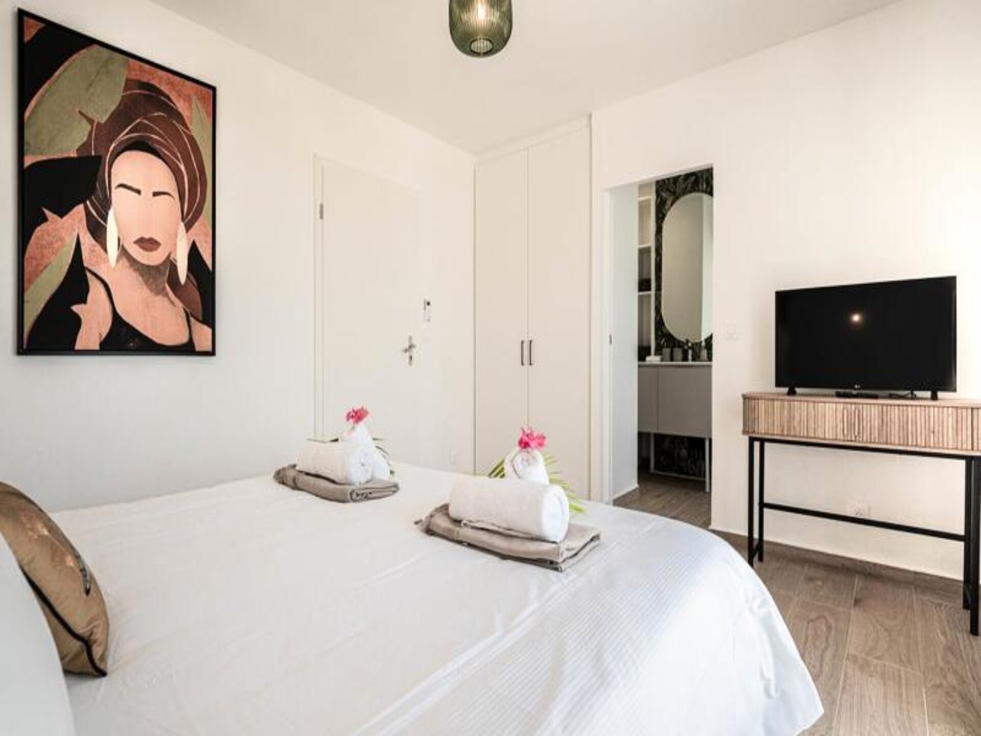 Luxe appartement in Saint-François met 4 slaapkamers, tuin en airco - foto 31