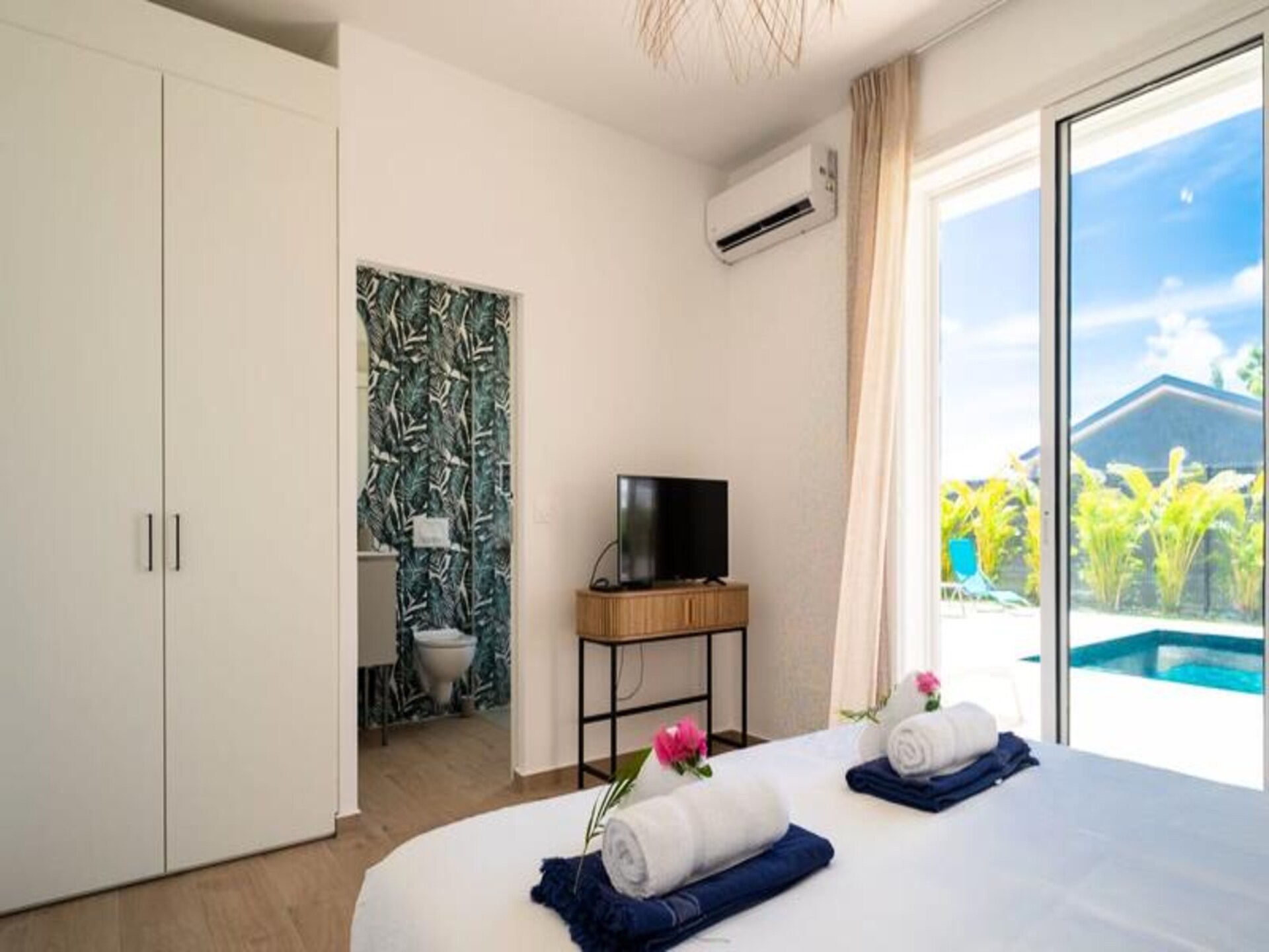 Luxe appartement in Saint-François met 4 slaapkamers, tuin en airco - foto 34