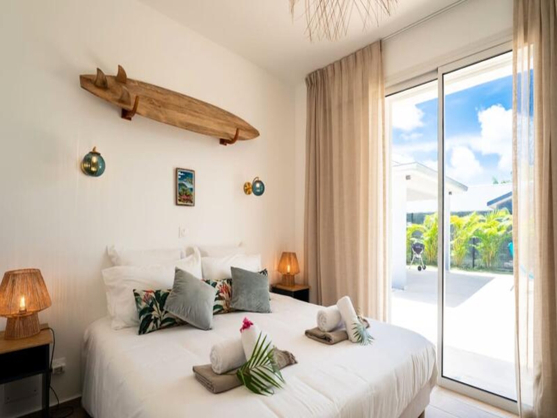 Luxe appartement in Saint-François met 4 slaapkamers, tuin en airco - foto 46