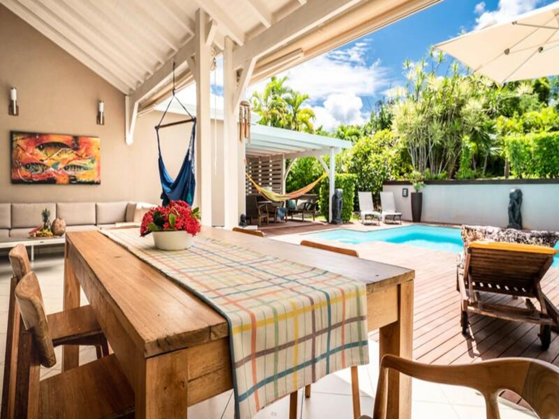 Luxe villa met privézwembad en jacuzzi op loopafstand van strand Saint-François - foto 14