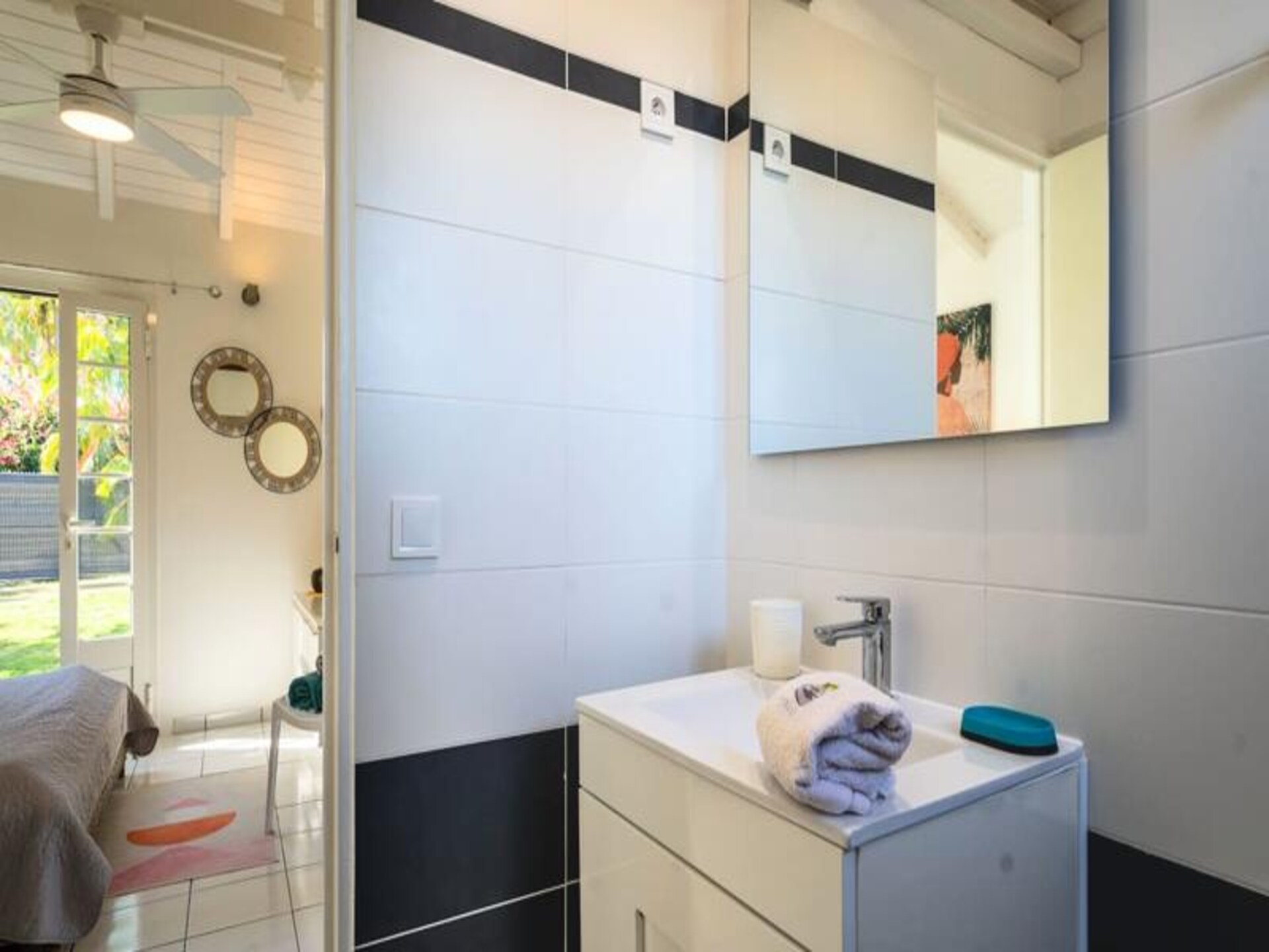Intieme bungalow met privézwembad op 5 minuten van strand en centrum Saint-François - foto 14