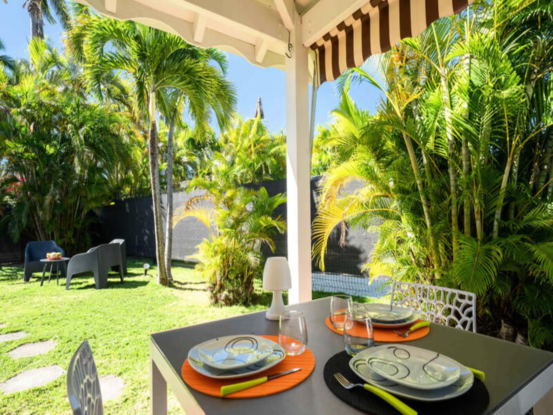 Intieme bungalow met privézwembad op 5 minuten van strand en centrum Saint-François - foto 19