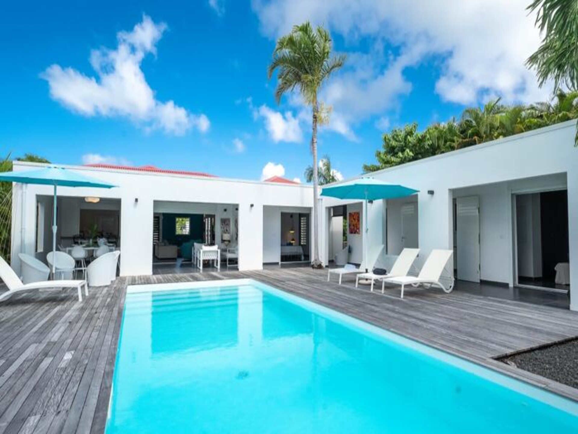 Villa Rosa: luxe appartement met zwembad in Saint-François, Guadeloupe - foto 4