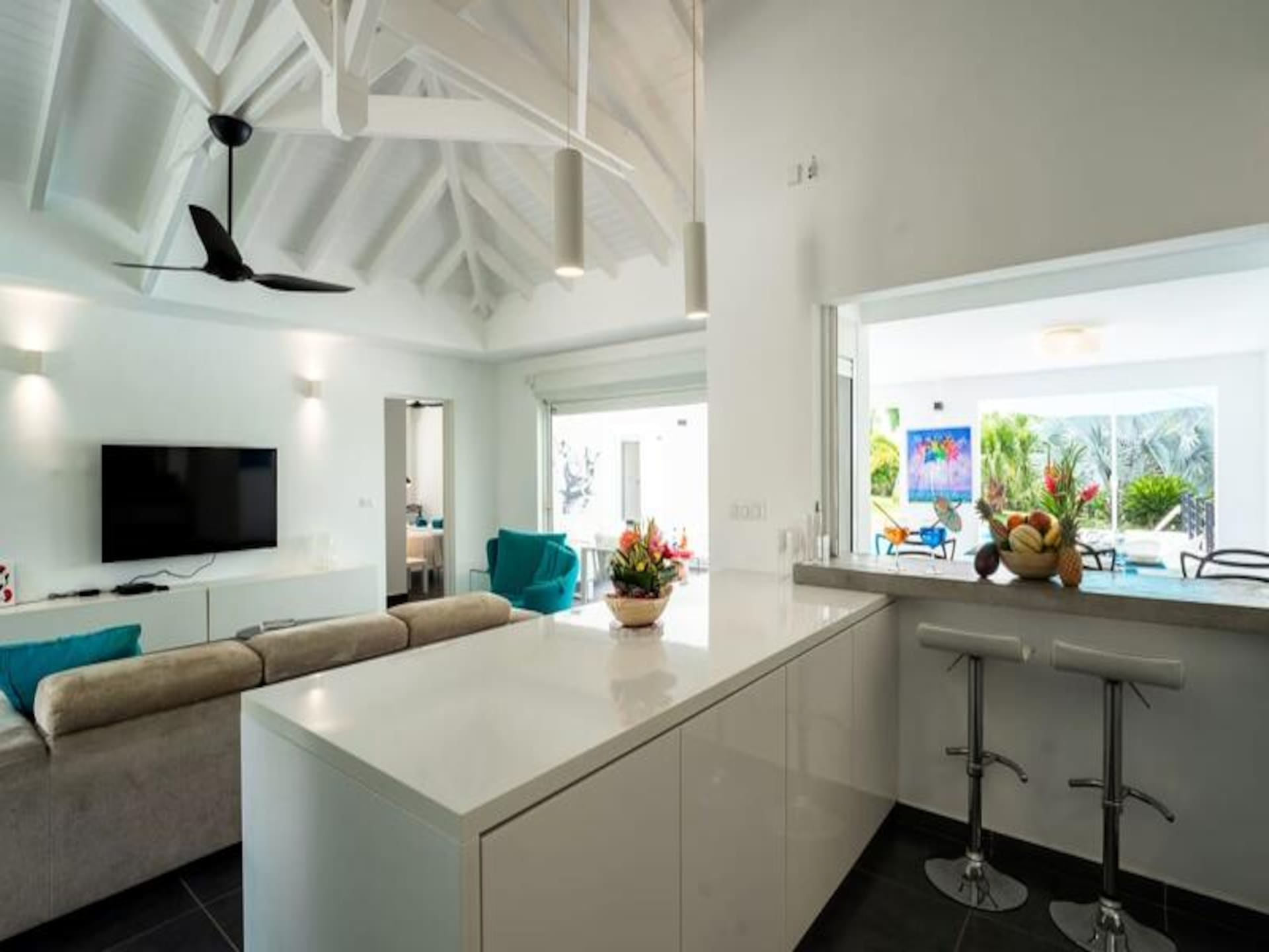 Villa Rosa: luxe appartement met zwembad in Saint-François, Guadeloupe - foto 15