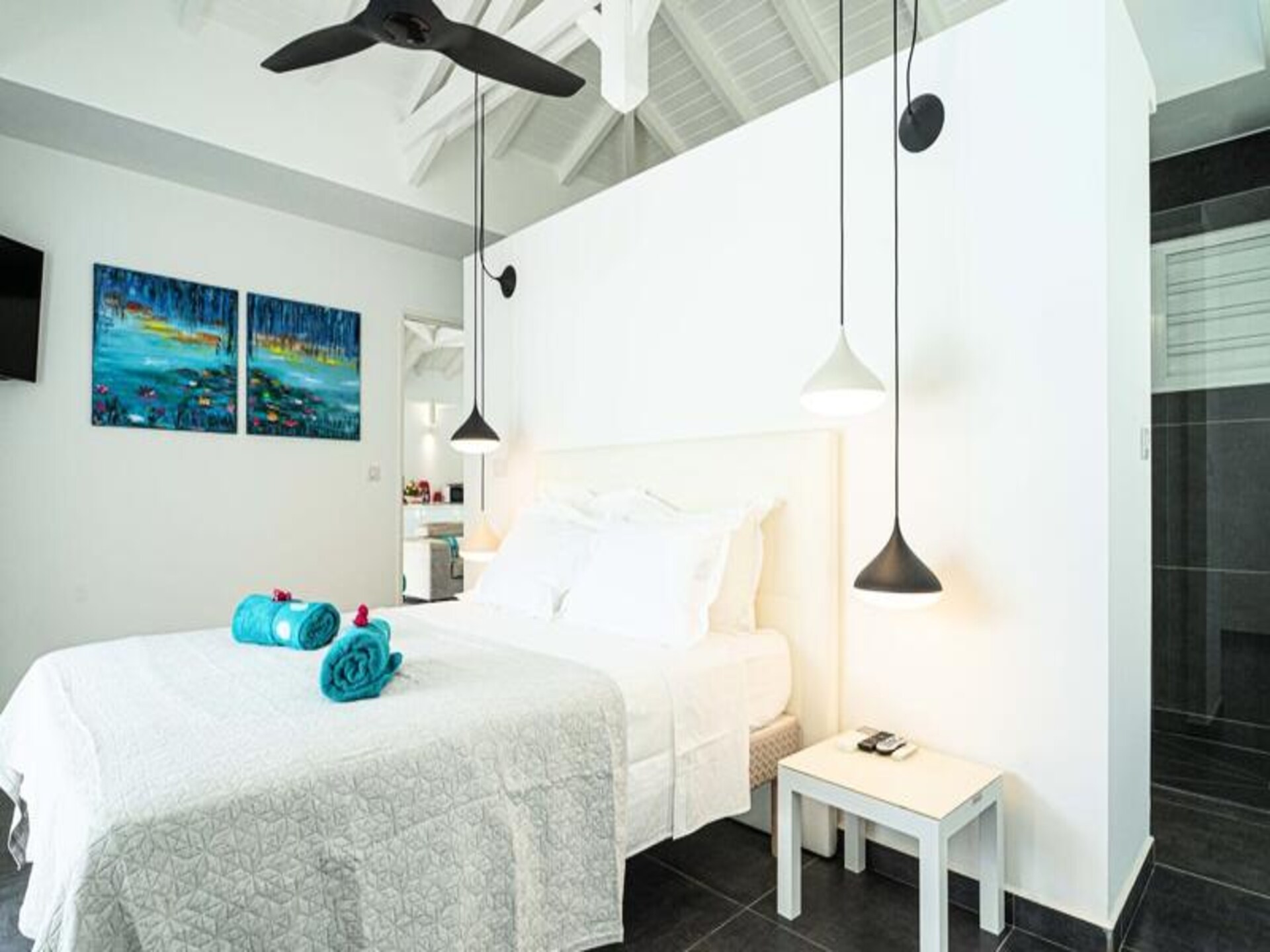 Villa Rosa: luxe appartement met zwembad in Saint-François, Guadeloupe - foto 19