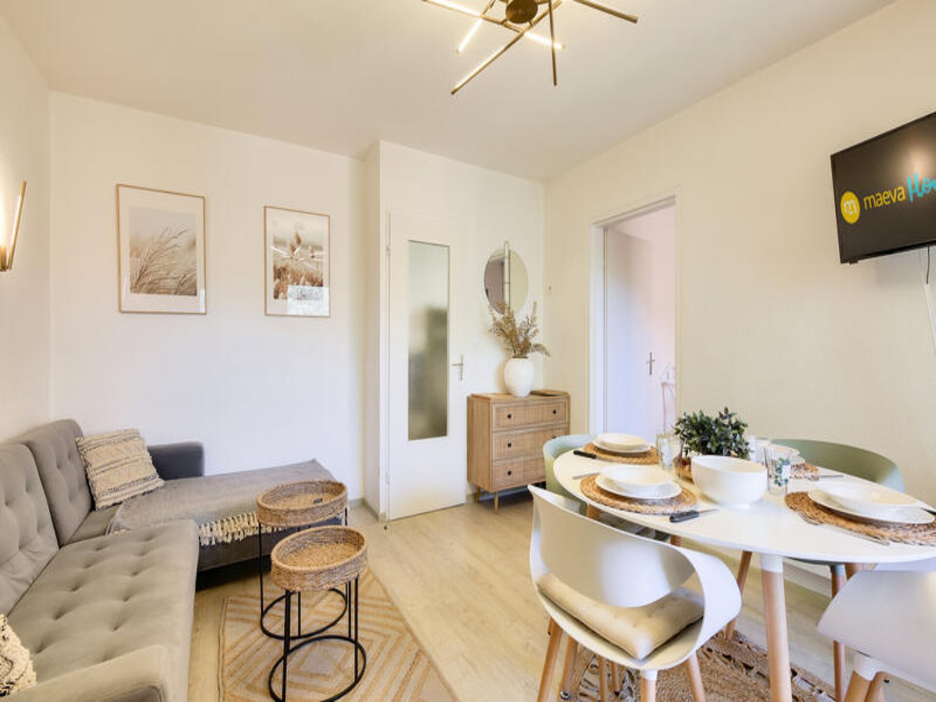 Licht appartement met terras aan bosrand, zwembad en golfbaan op 400m - foto 19
