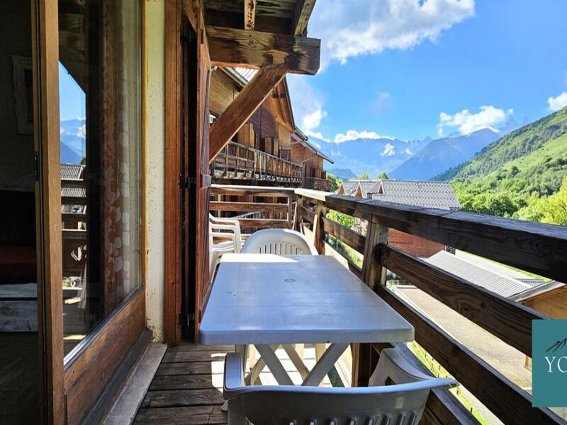 Knus appartement met balkon en bergzicht in Saint-Sorlin-d'Arves - foto 19