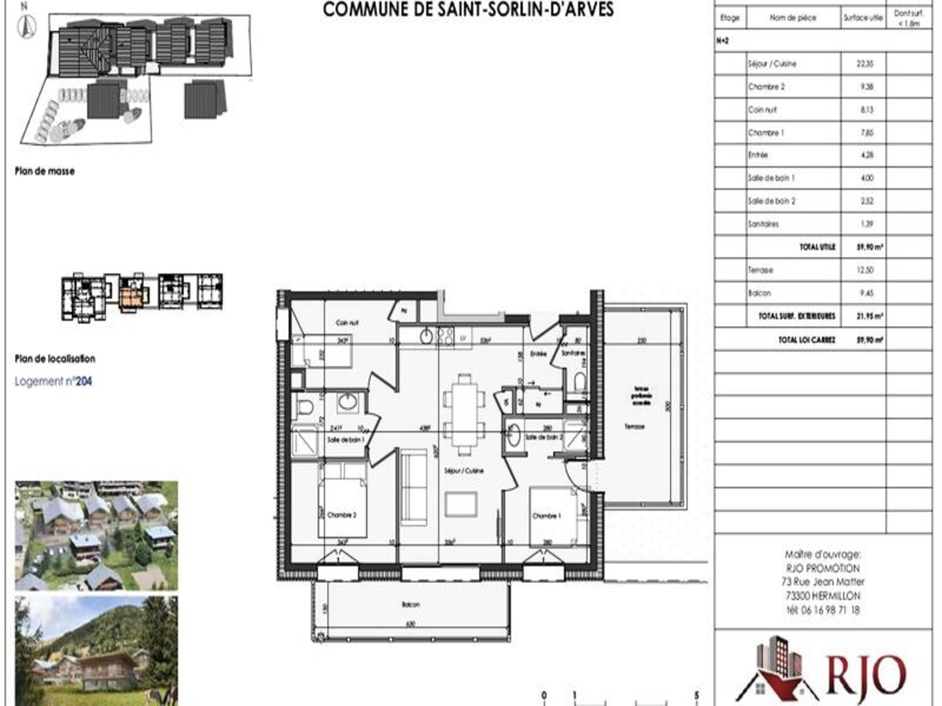 Luxe appartement 6p in het hart van St Sorlin, vlakbij de piste - foto 15
