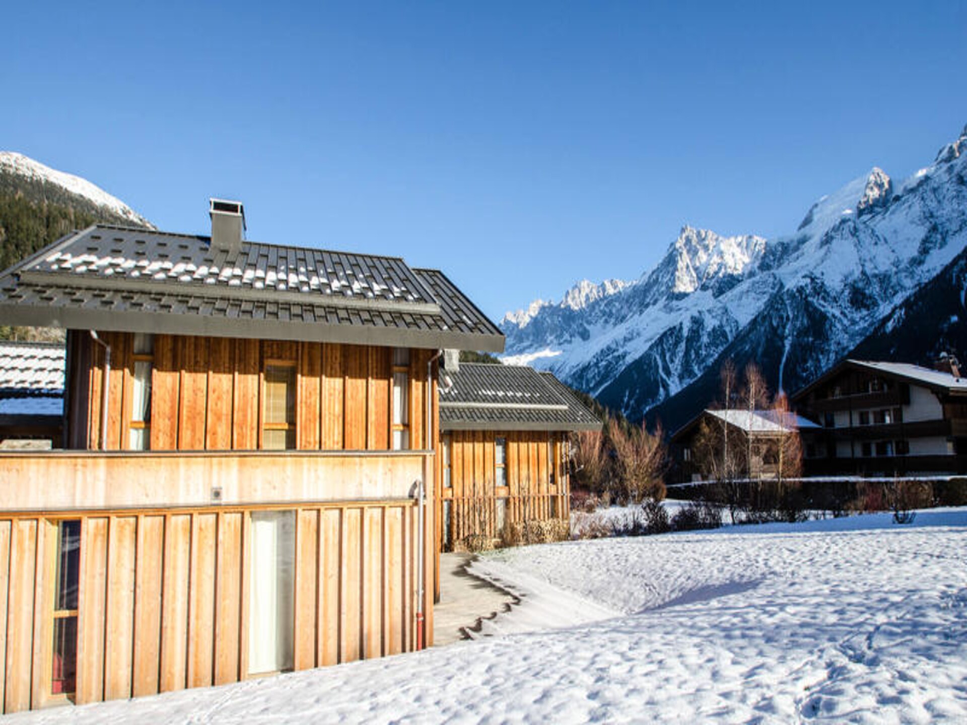 Modern chalet voor 12 personen in Les Houches, op 200 meter van de piste - foto 1