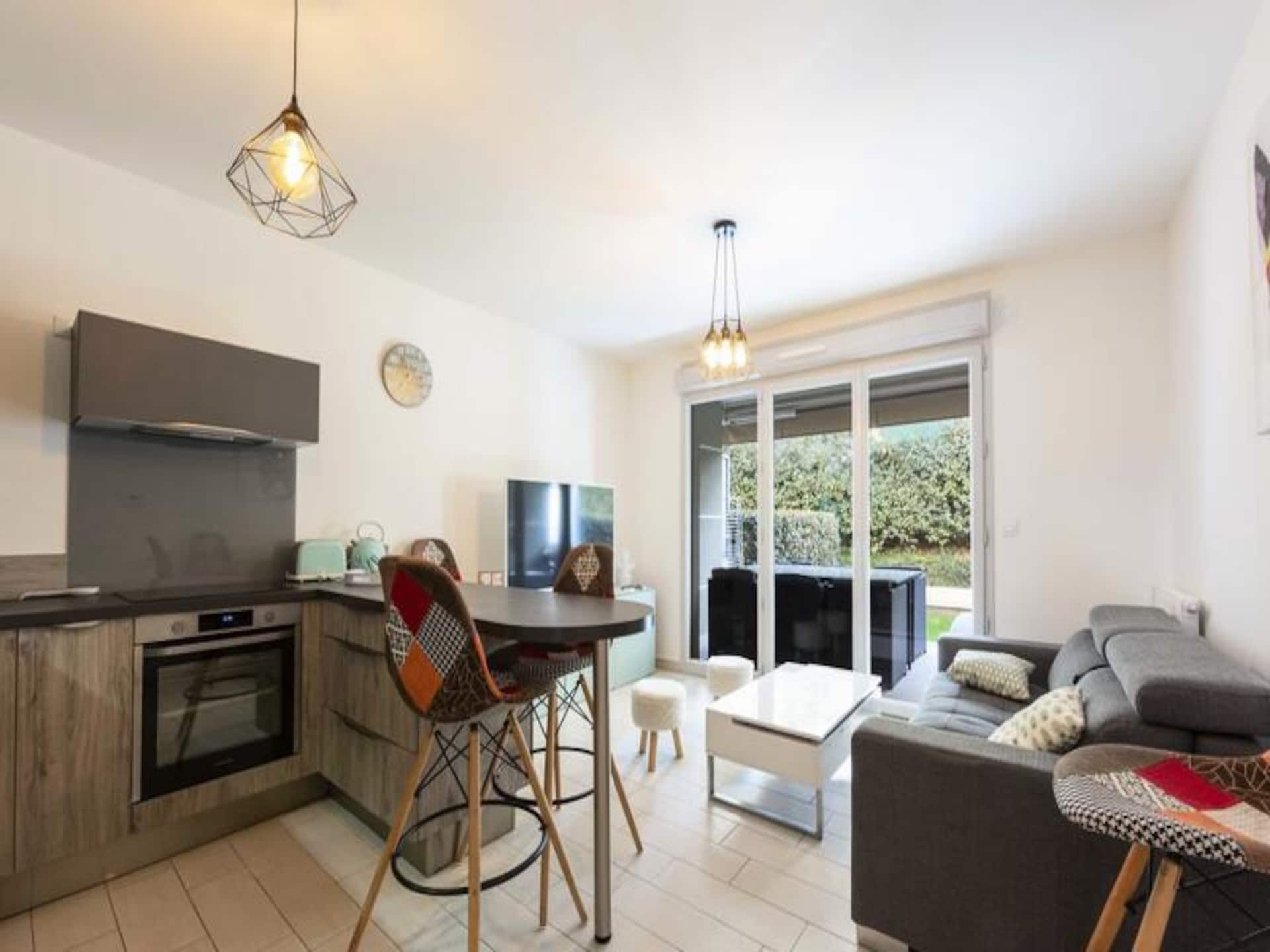 Modern appartement met terras en zwembad in Juan-les-Pins - foto 2
