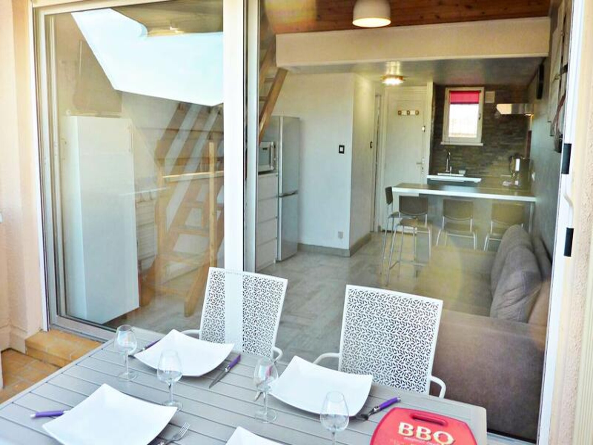 Modern duplex appartement met airco en terras in Marseillan - foto 11