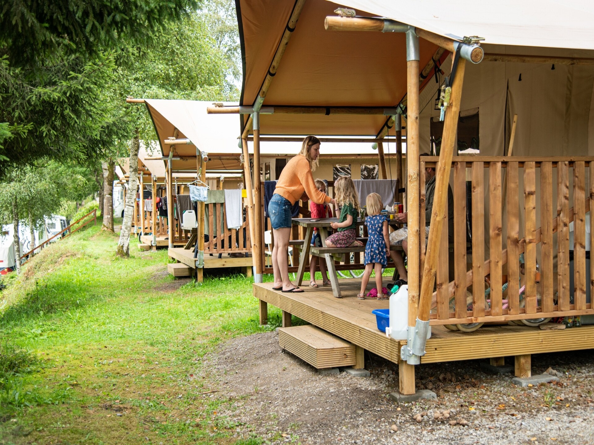 Safaritent voor 5 in de Ardennen bij Dochamps met privéterras - foto 5