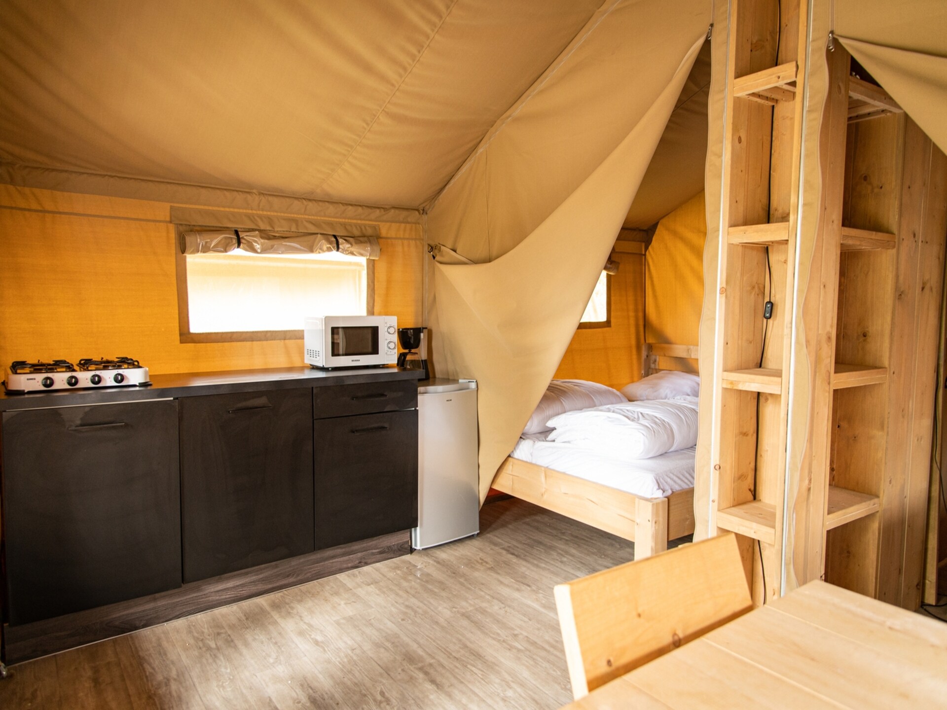 Safaritent voor 5 in de Ardennen bij Dochamps met privéterras - foto 10