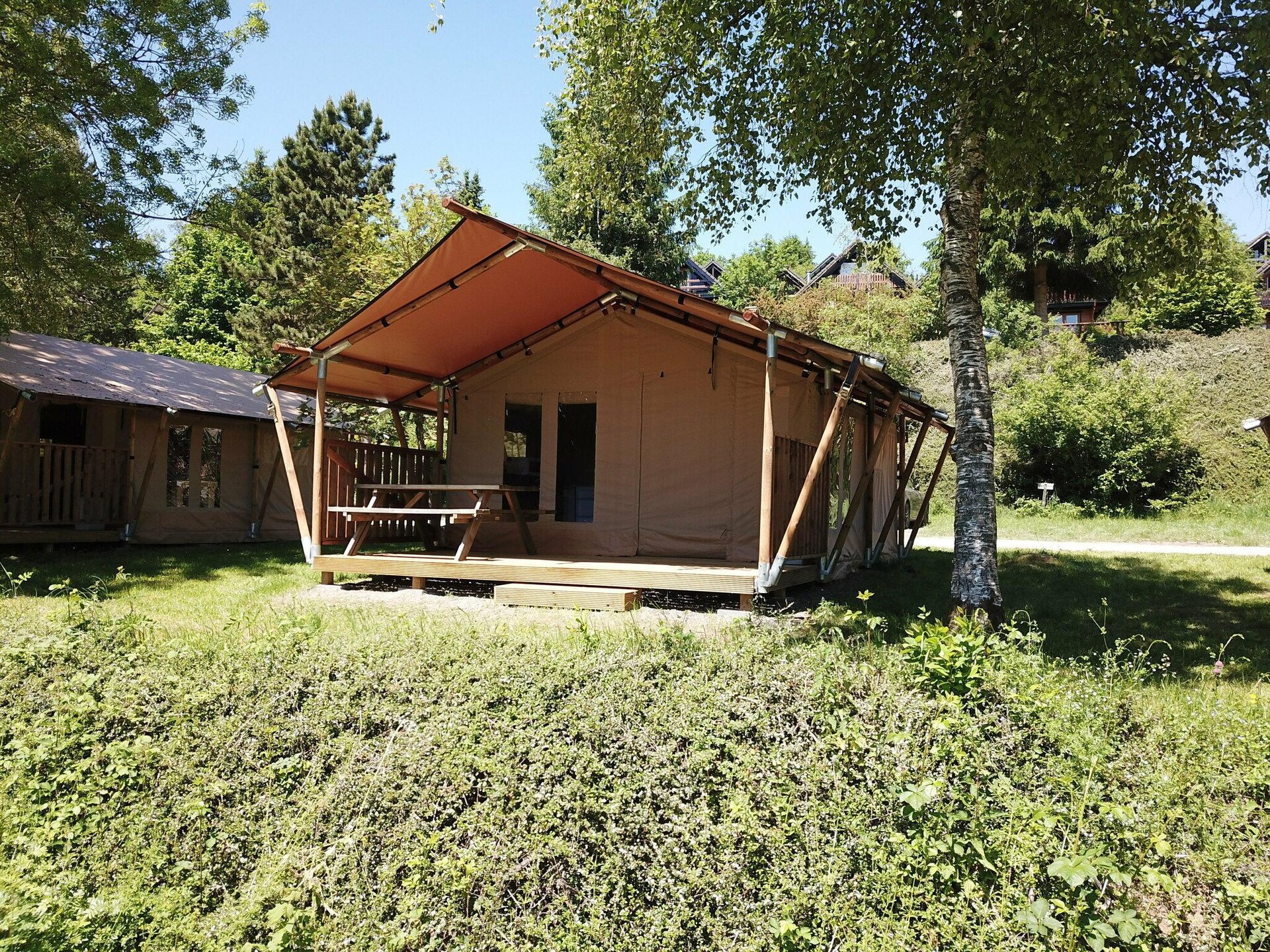 Safaritent voor 5 in de Ardennen bij Dochamps met privéterras - foto 1