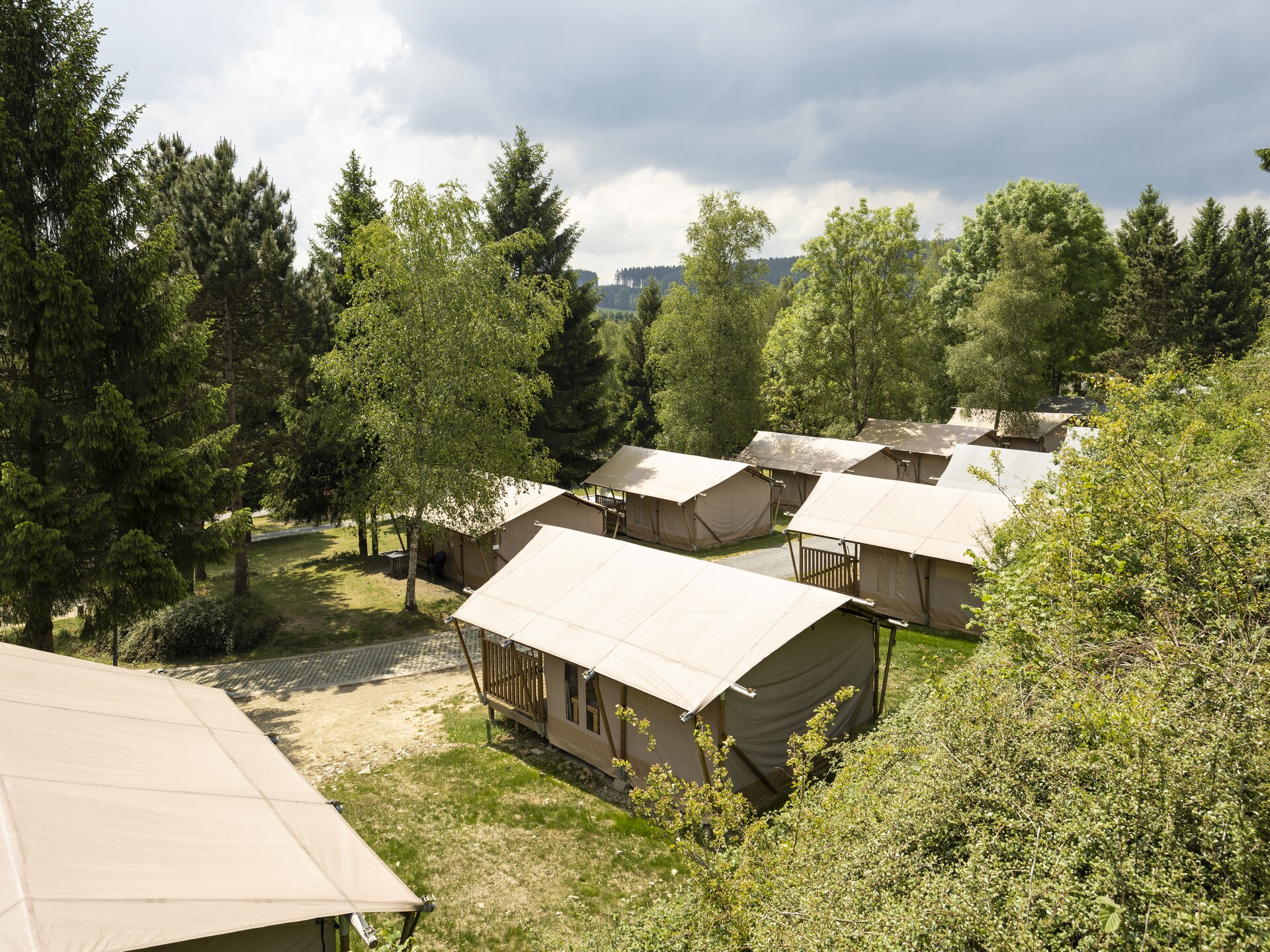Safaritent voor 5 in de Ardennen bij Dochamps met privéterras - foto 7
