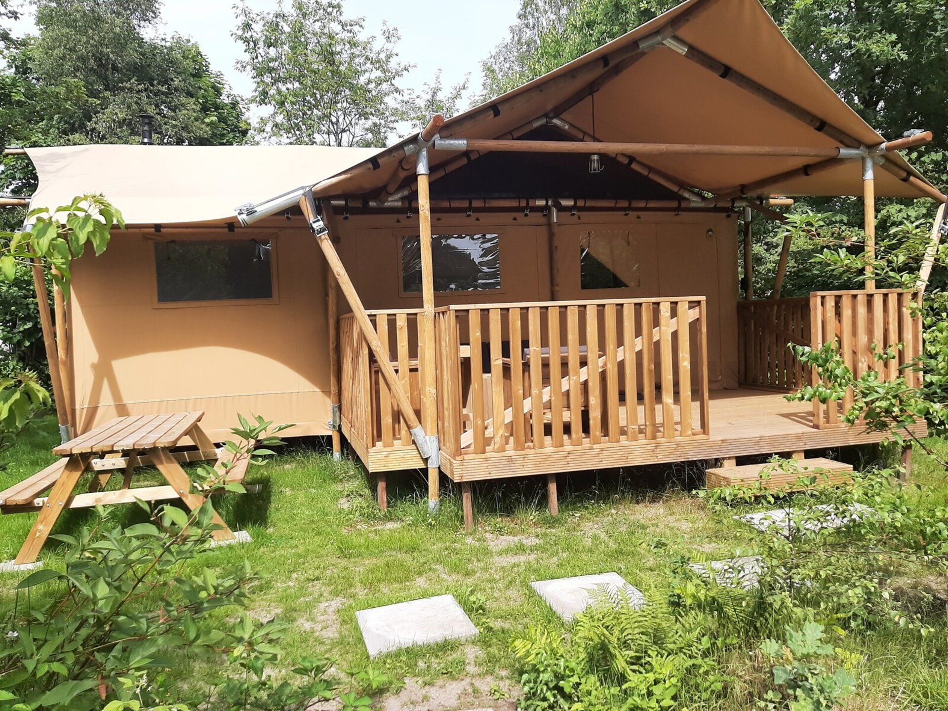 Glamping tent Dreamer in Dochamps met prachtig Ardennen uitzicht - foto 8