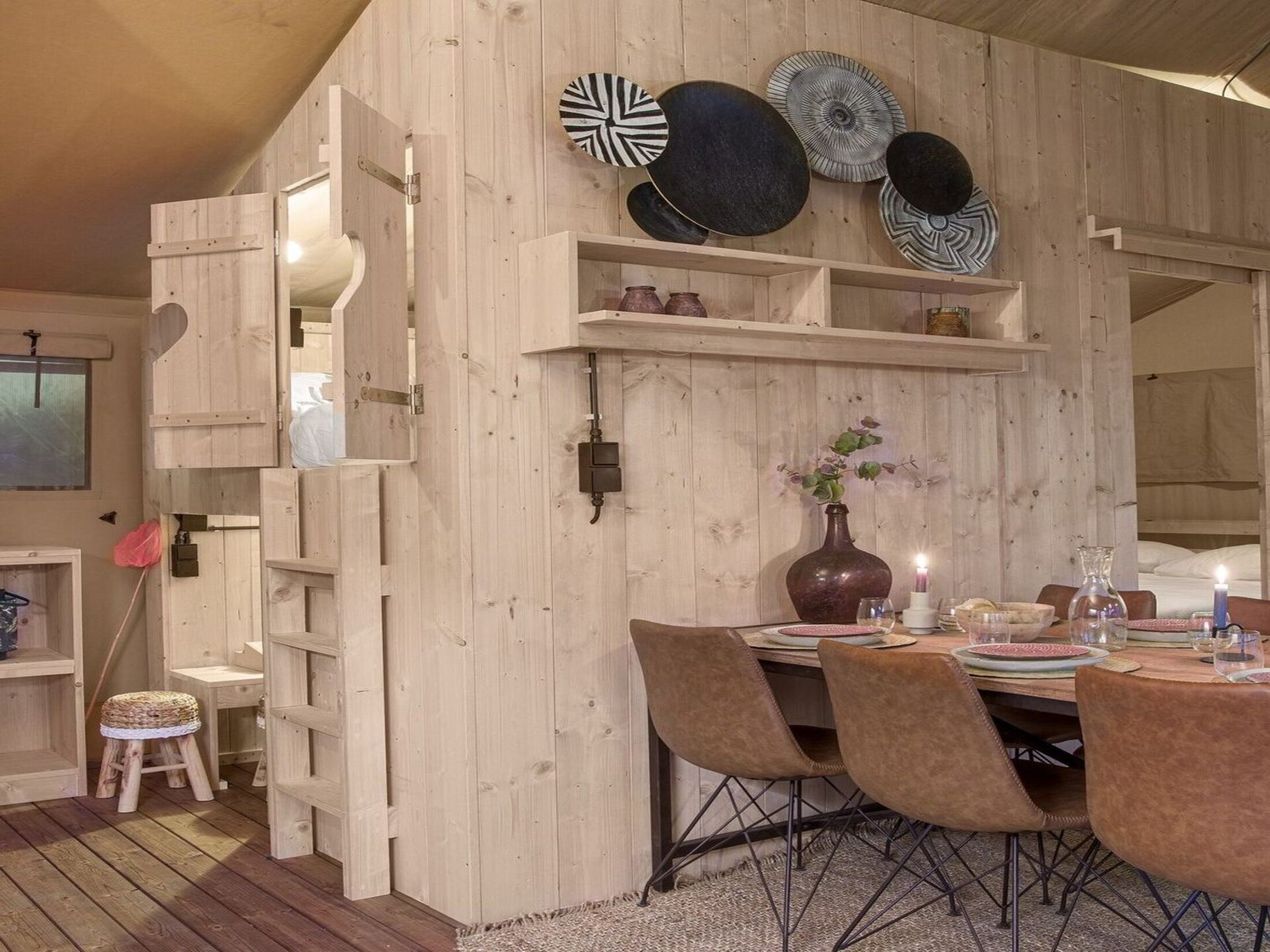 Glamping tent Dreamer in Dochamps met prachtig Ardennen uitzicht - foto 13