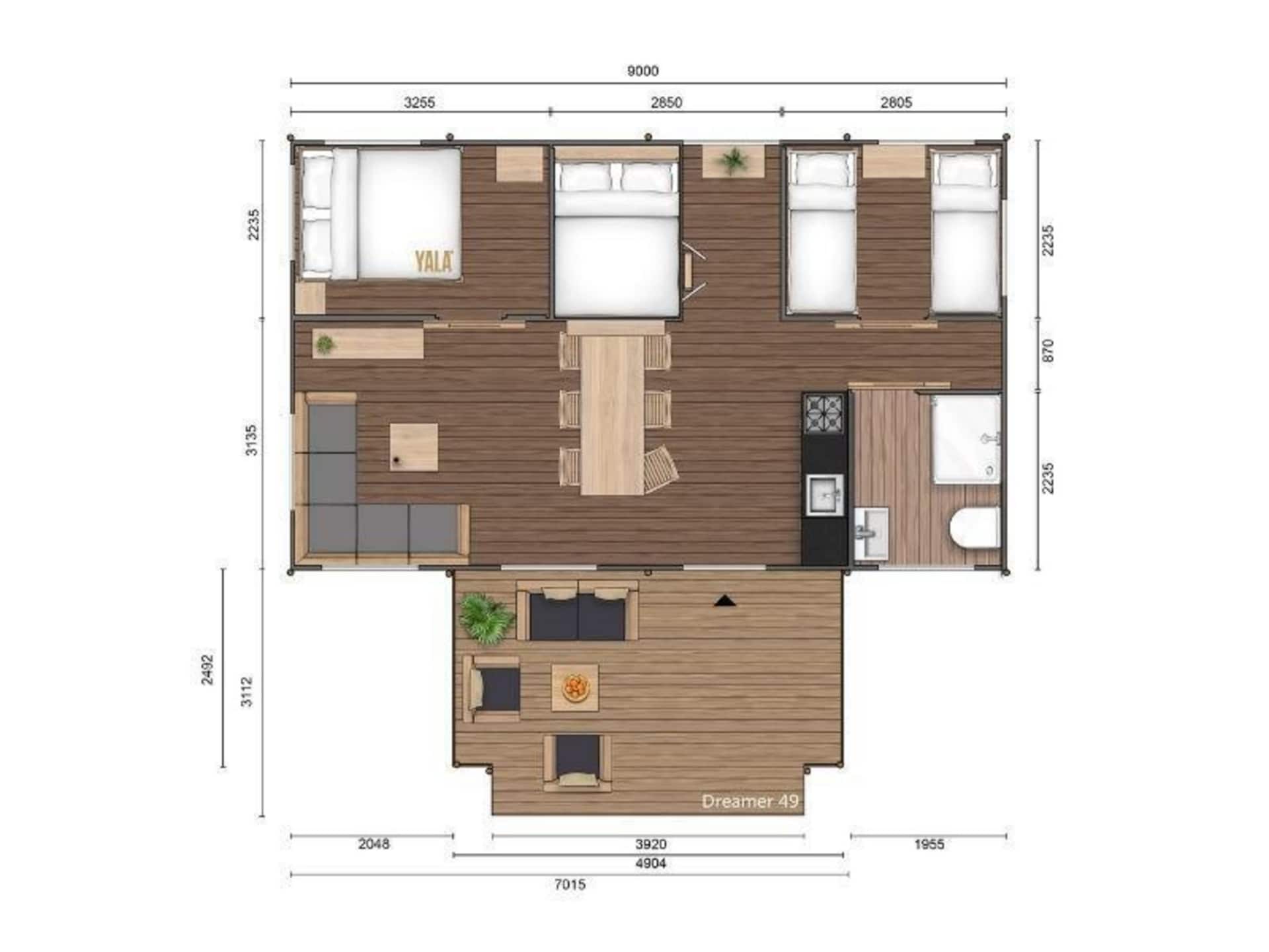 Ruim appartement Dreamer 49 in Dochamps voor 7 personen - foto 37