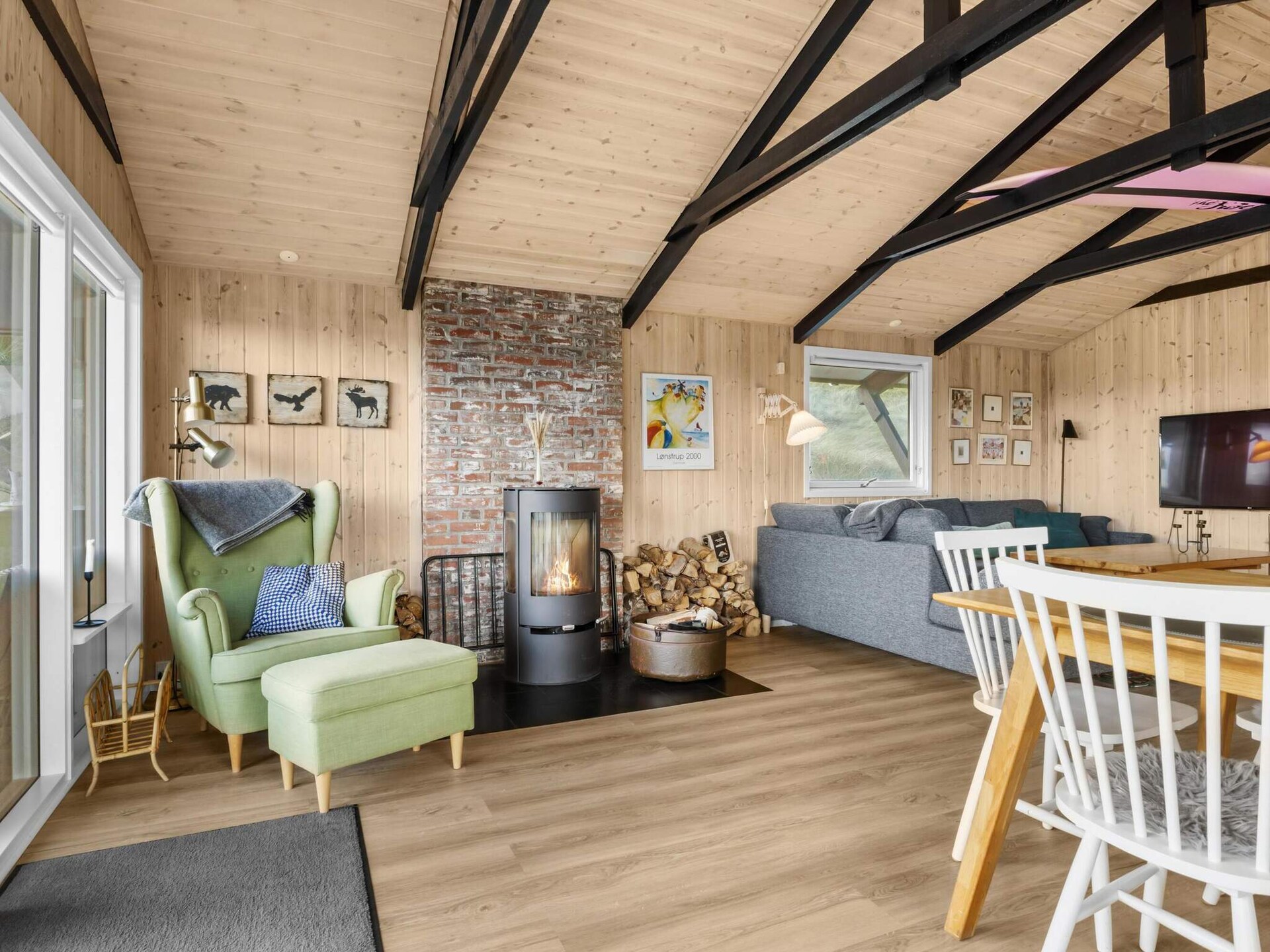 Vrijstaand vakantiehuis op 100m van de zee in Løkken met gratis Netflix - foto 14