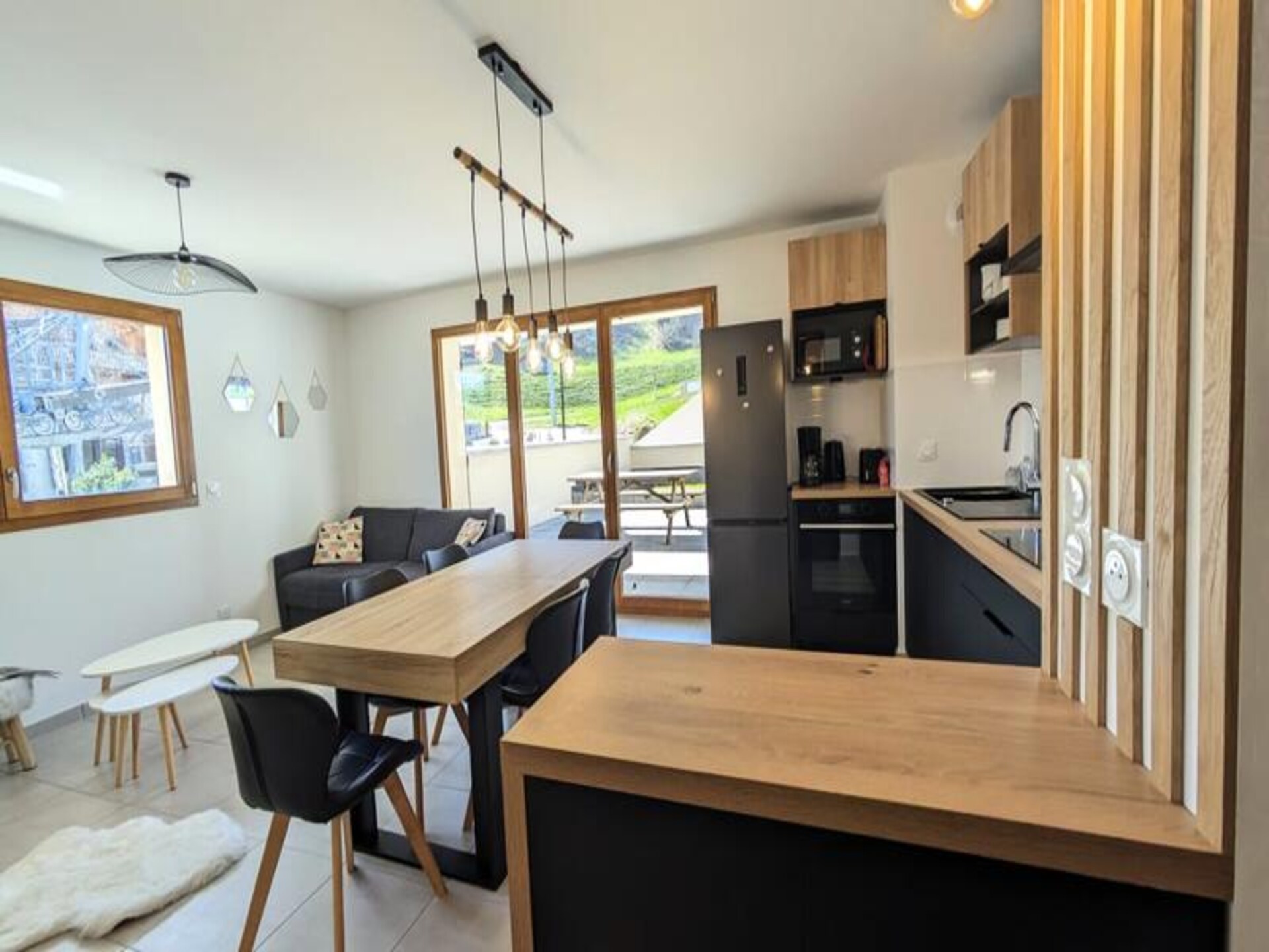 Ruim appartement direct aan de piste in La Féclaz, 7 personen - foto 6